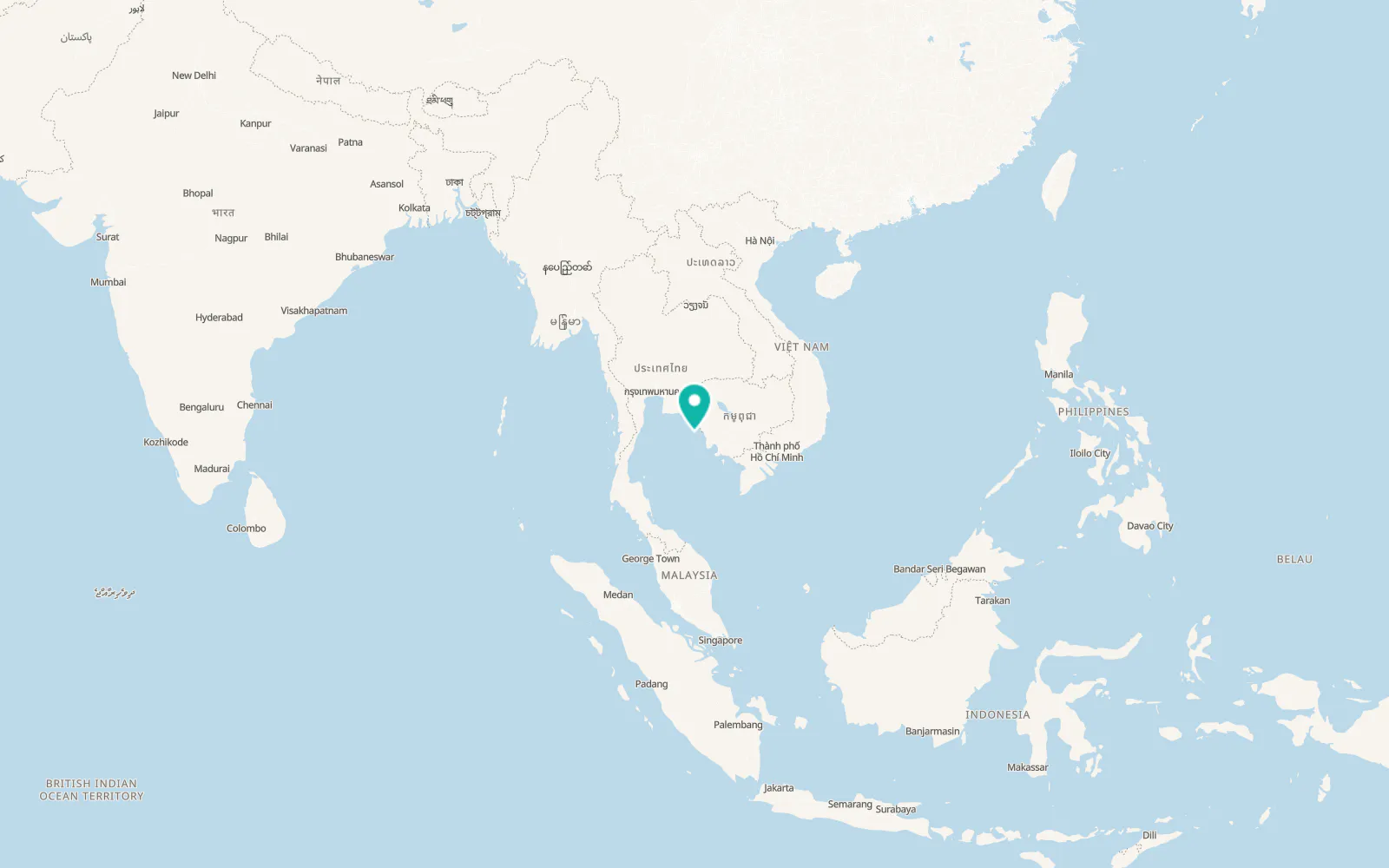Map of Ko Kood