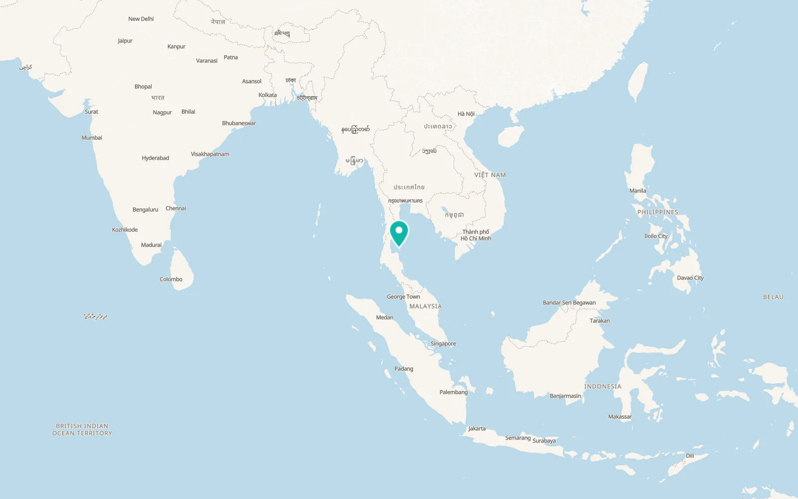 Map of Ko Samui
