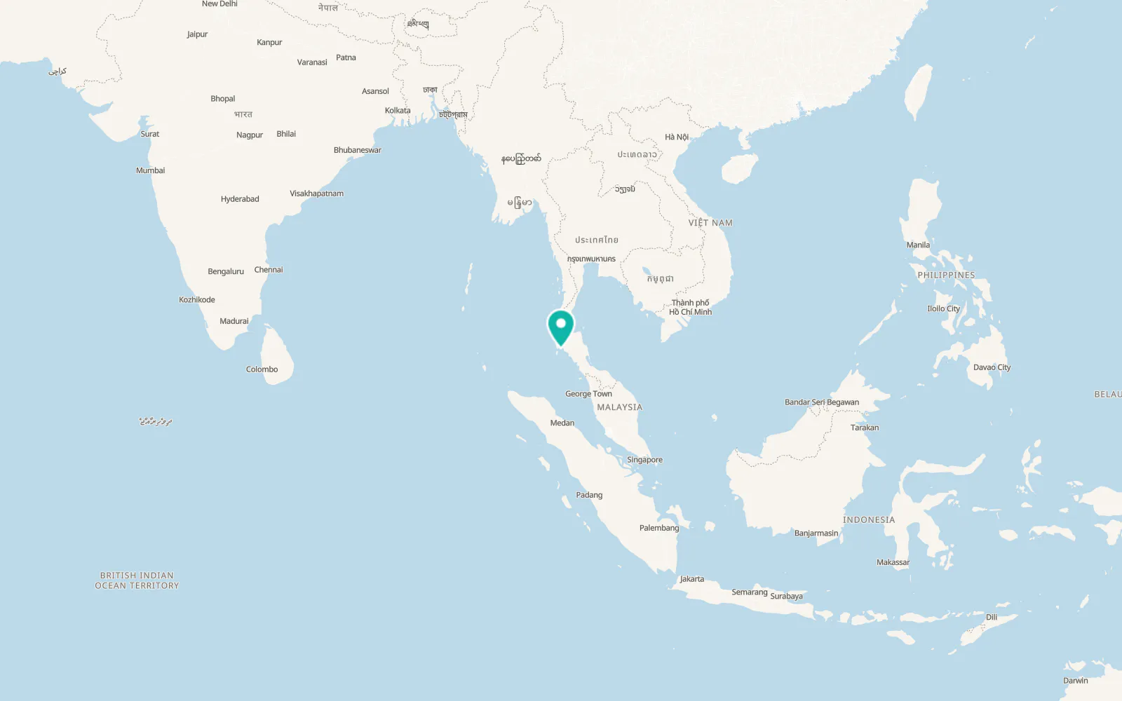 Map of Ko Yao