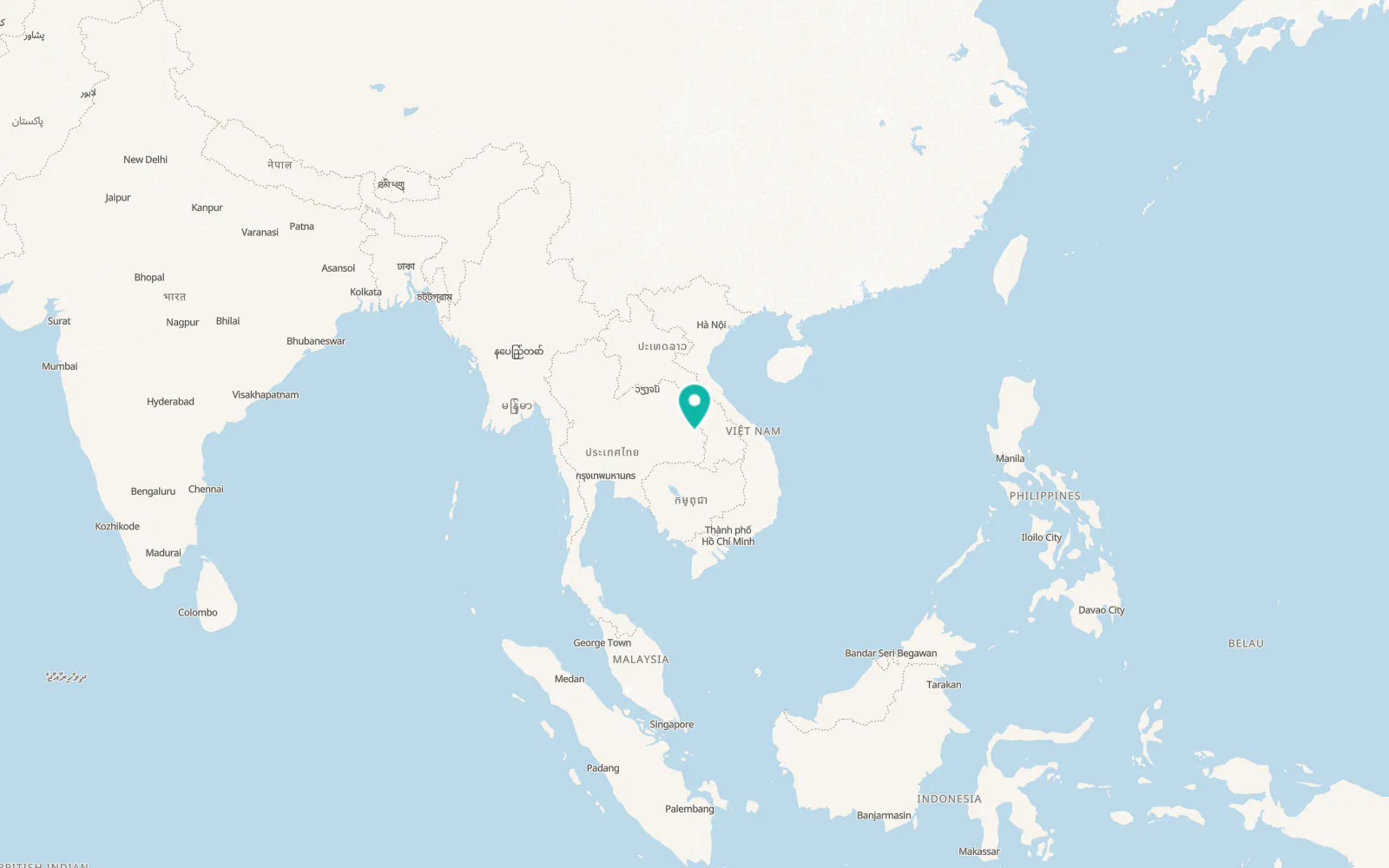 Map of Kut Khaopun