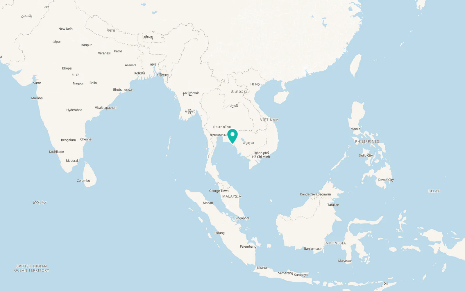 Map of Laem Ngop