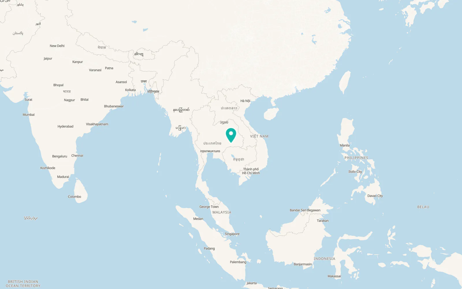 Map of Lamduan