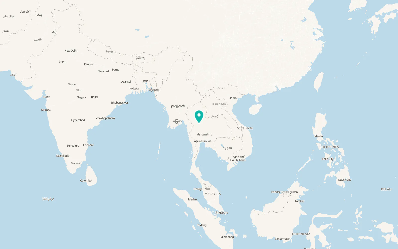 Map of Lan Krabue