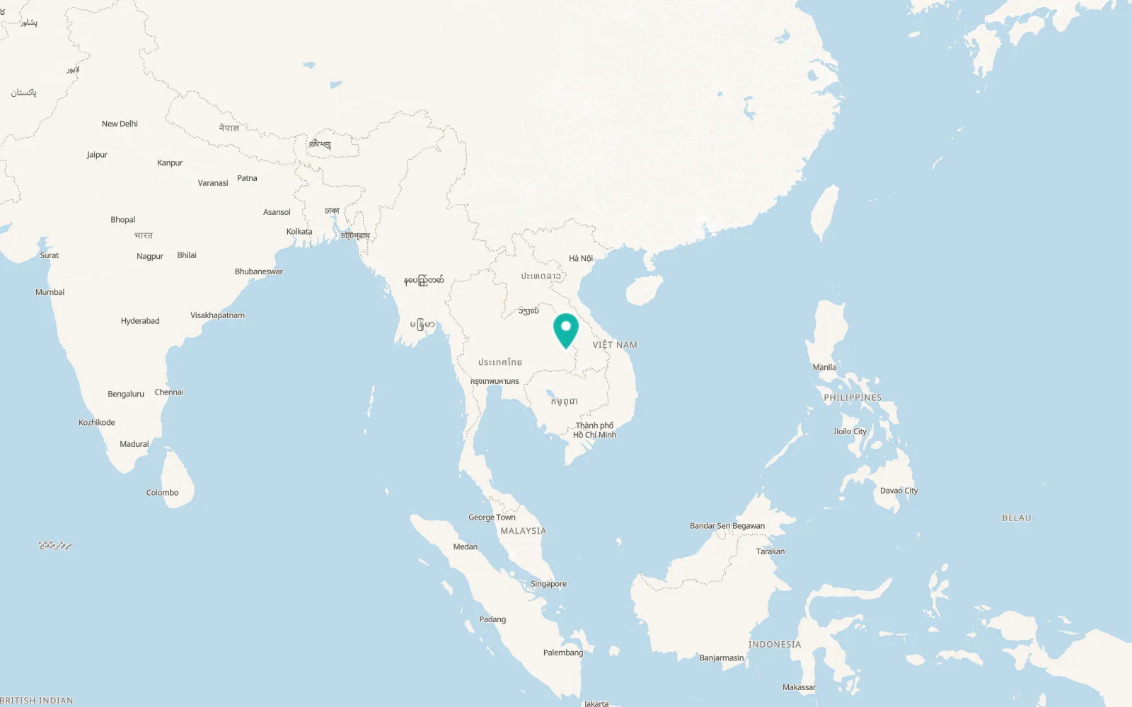 Map of Lao Suea Kok