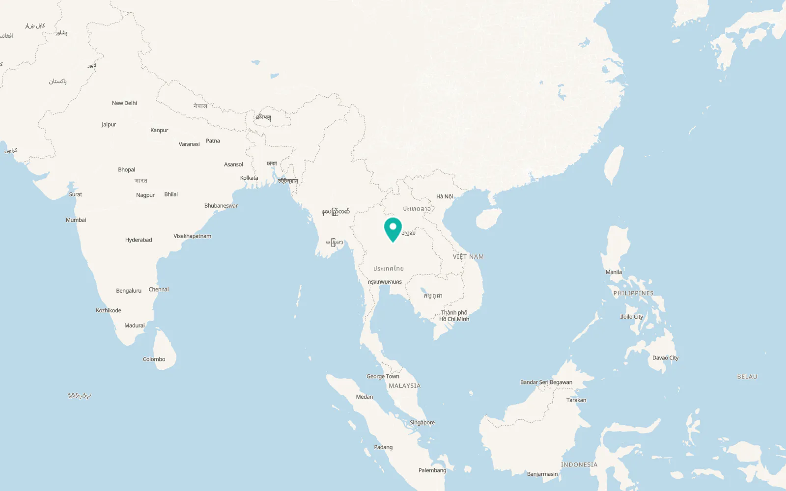 Map of Lom Kao