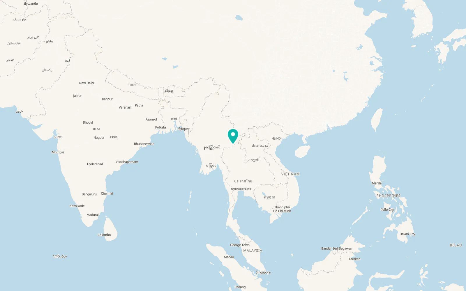Map of Mae Ai