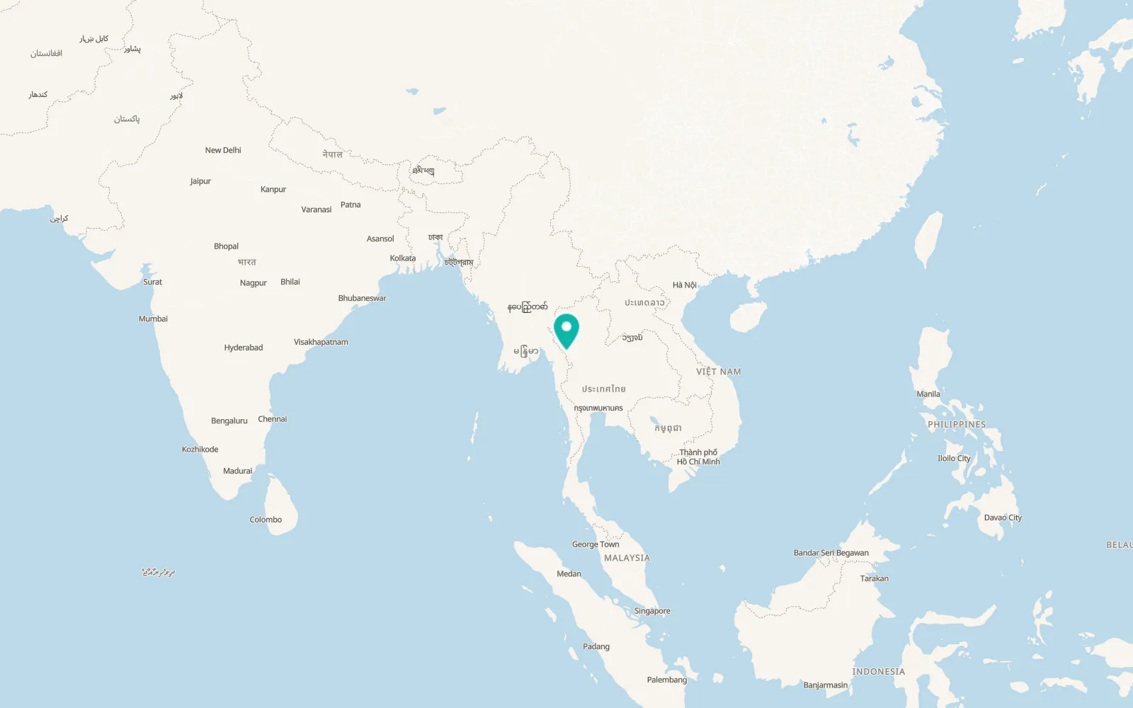 Map of Mae Ramat