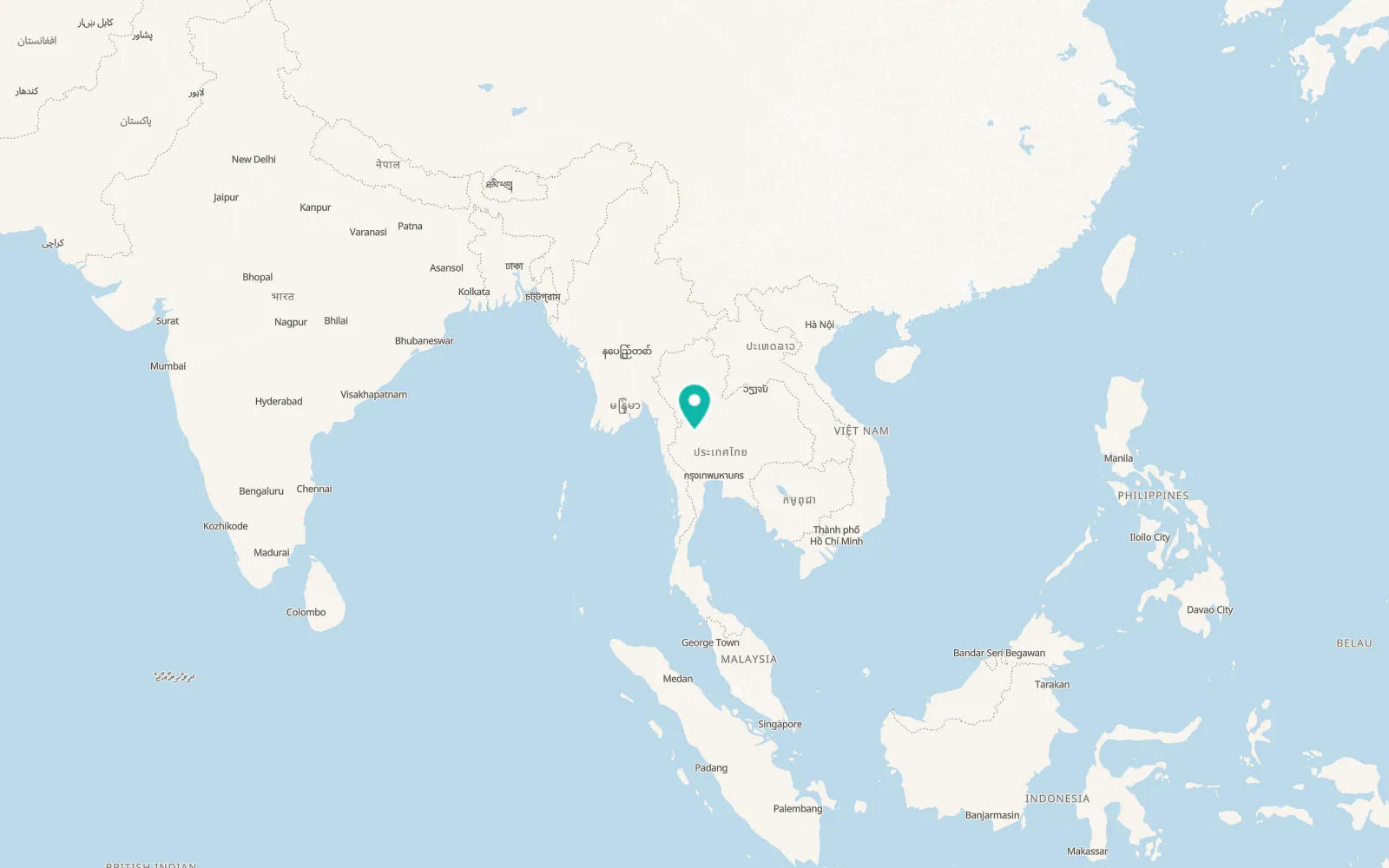 Map of Mae Wong