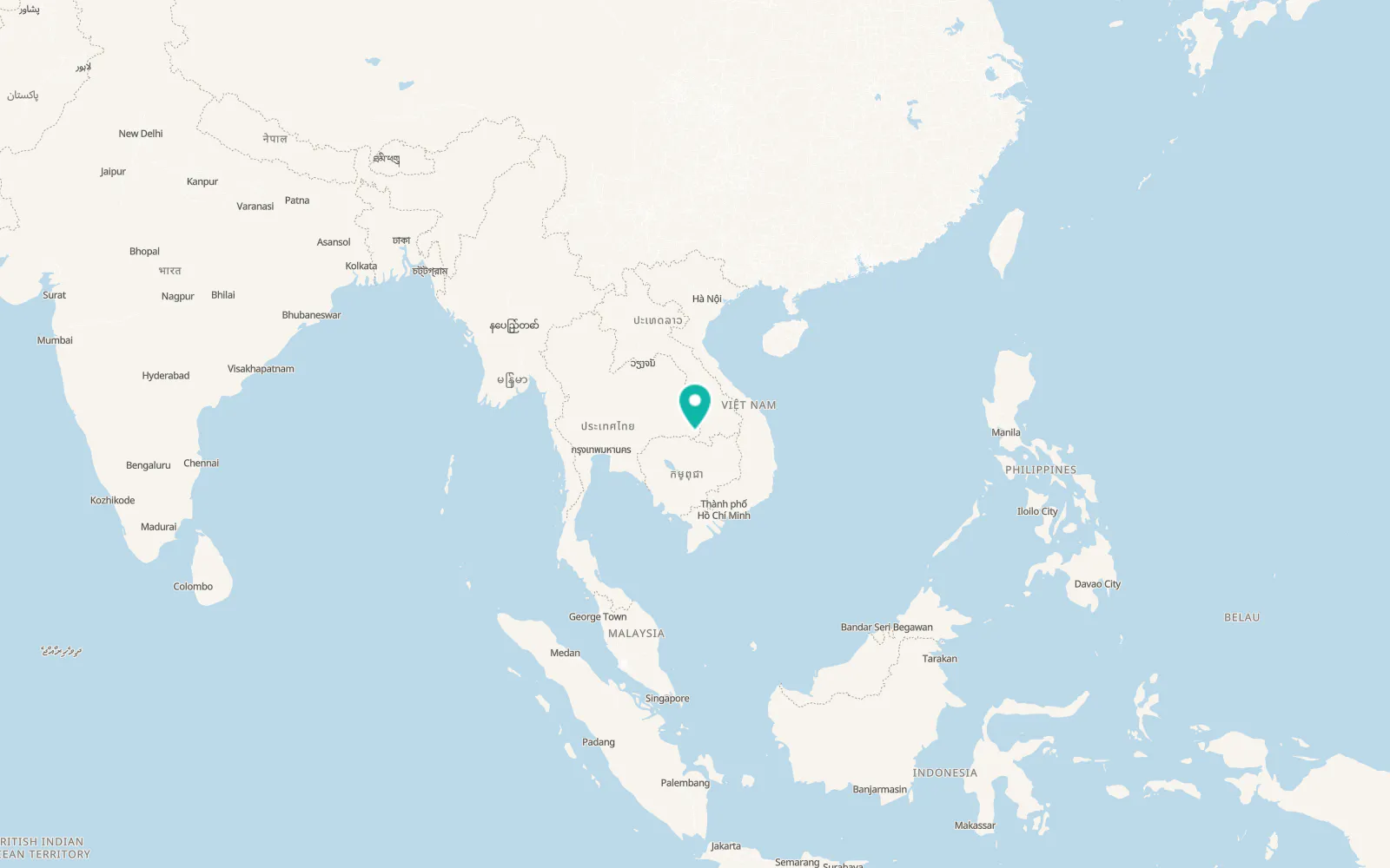 Map of Na Chaluai