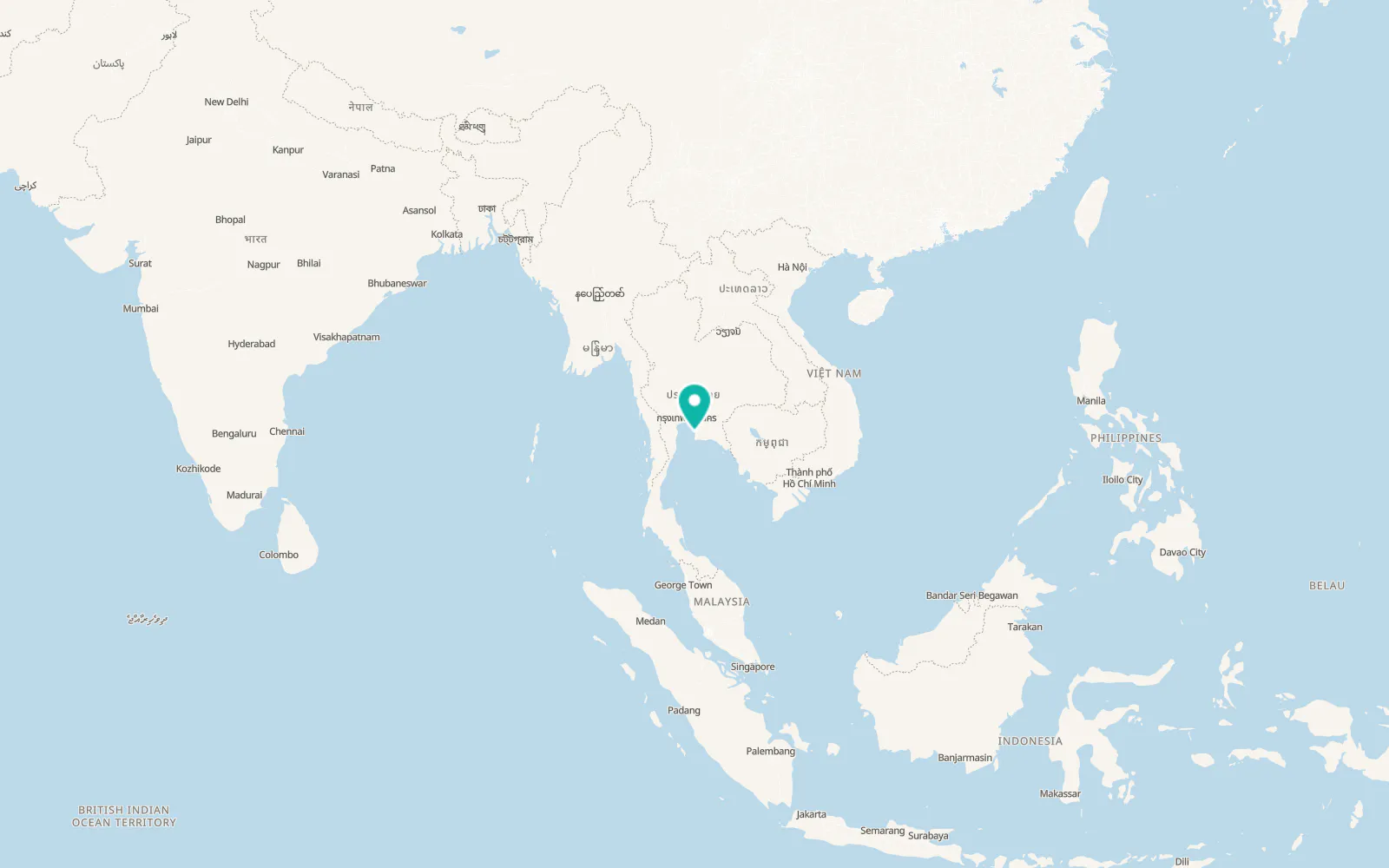Map of Na Kluea