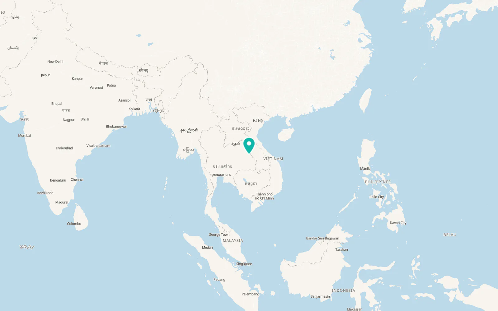 Map of Nikhom Kham Soi