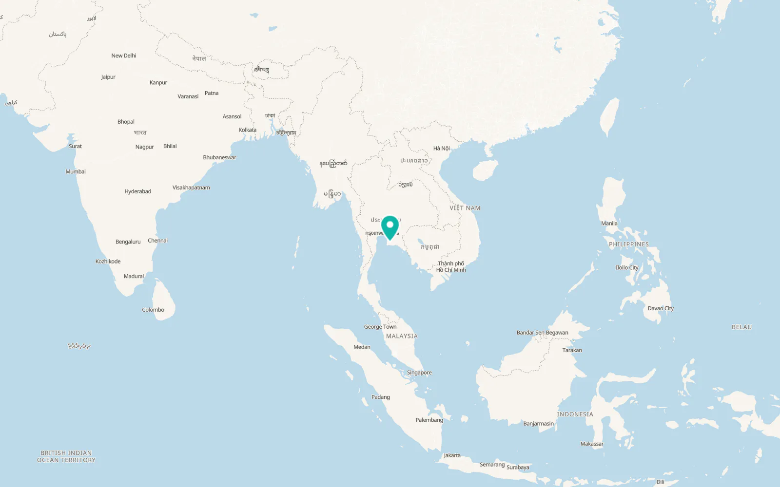 Map of Nikhom Phattana