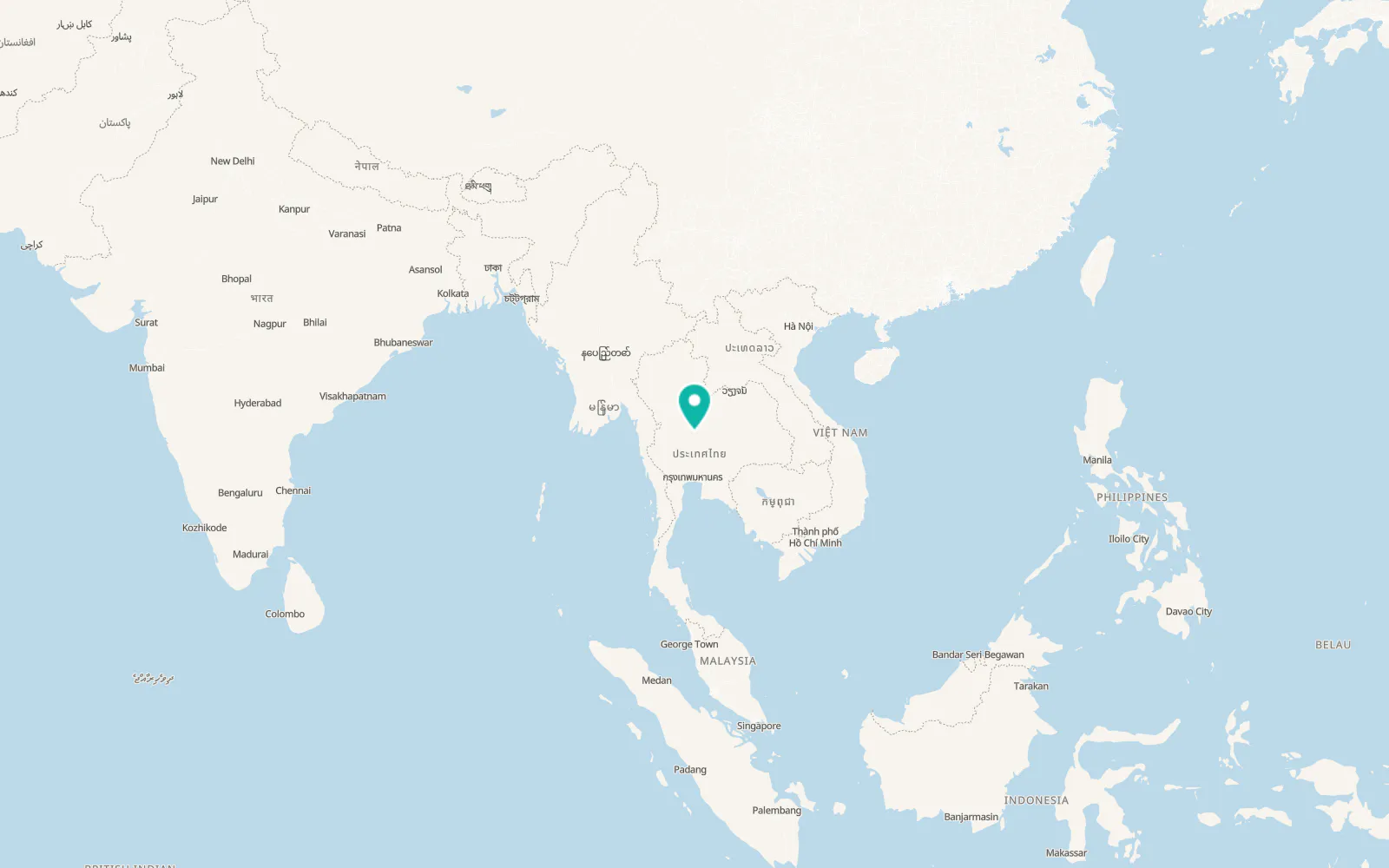 Map of Nong Bua