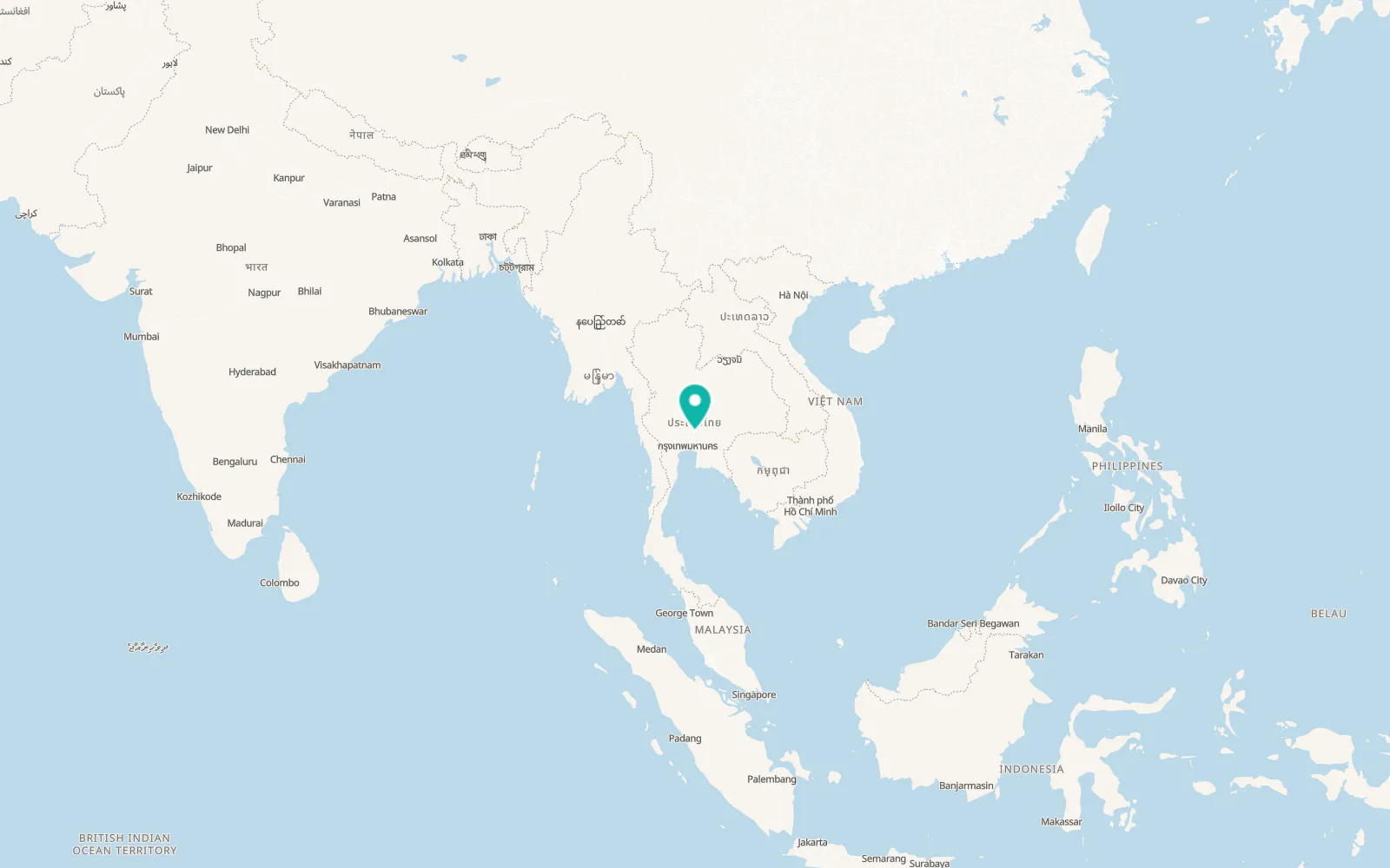 Map of Nong Khae