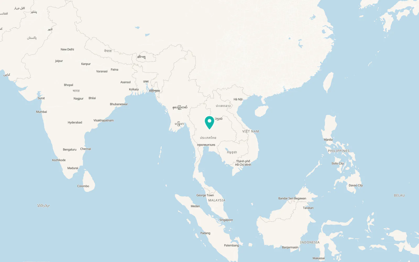 Map of Nong Phai