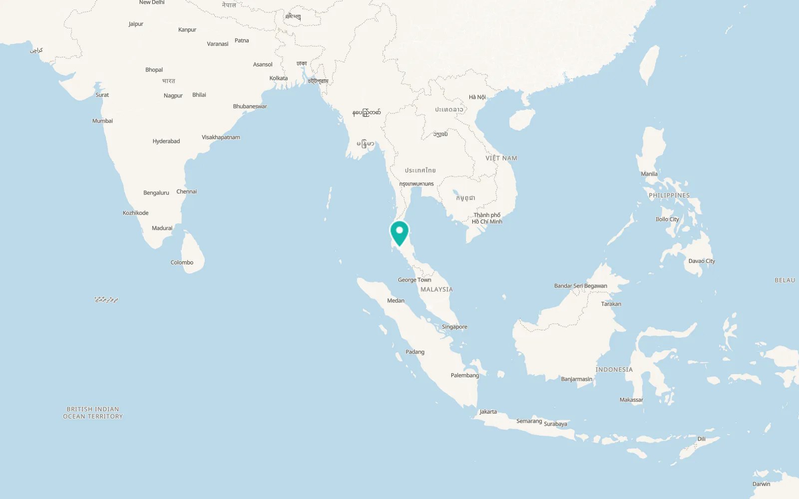 Map of Nuea Khlong