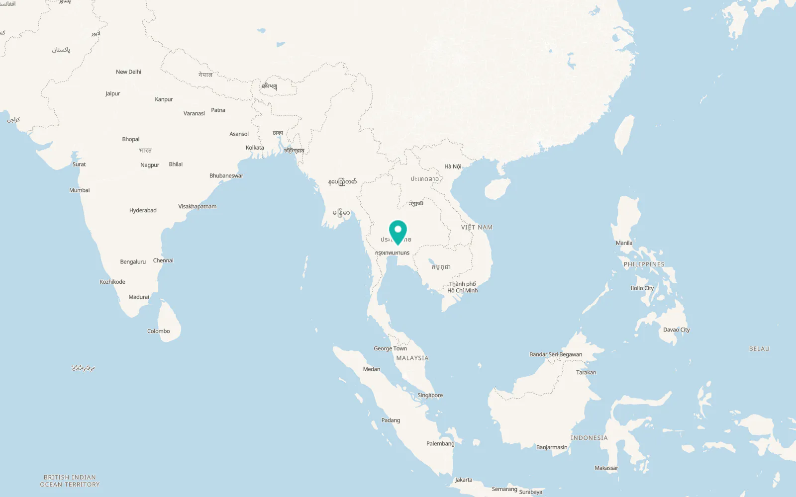 Map of Ongkharak