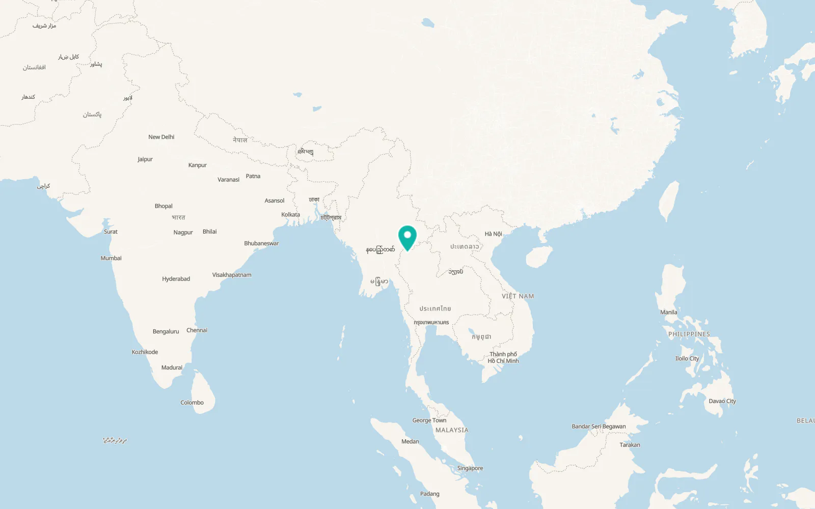 Map of Pai