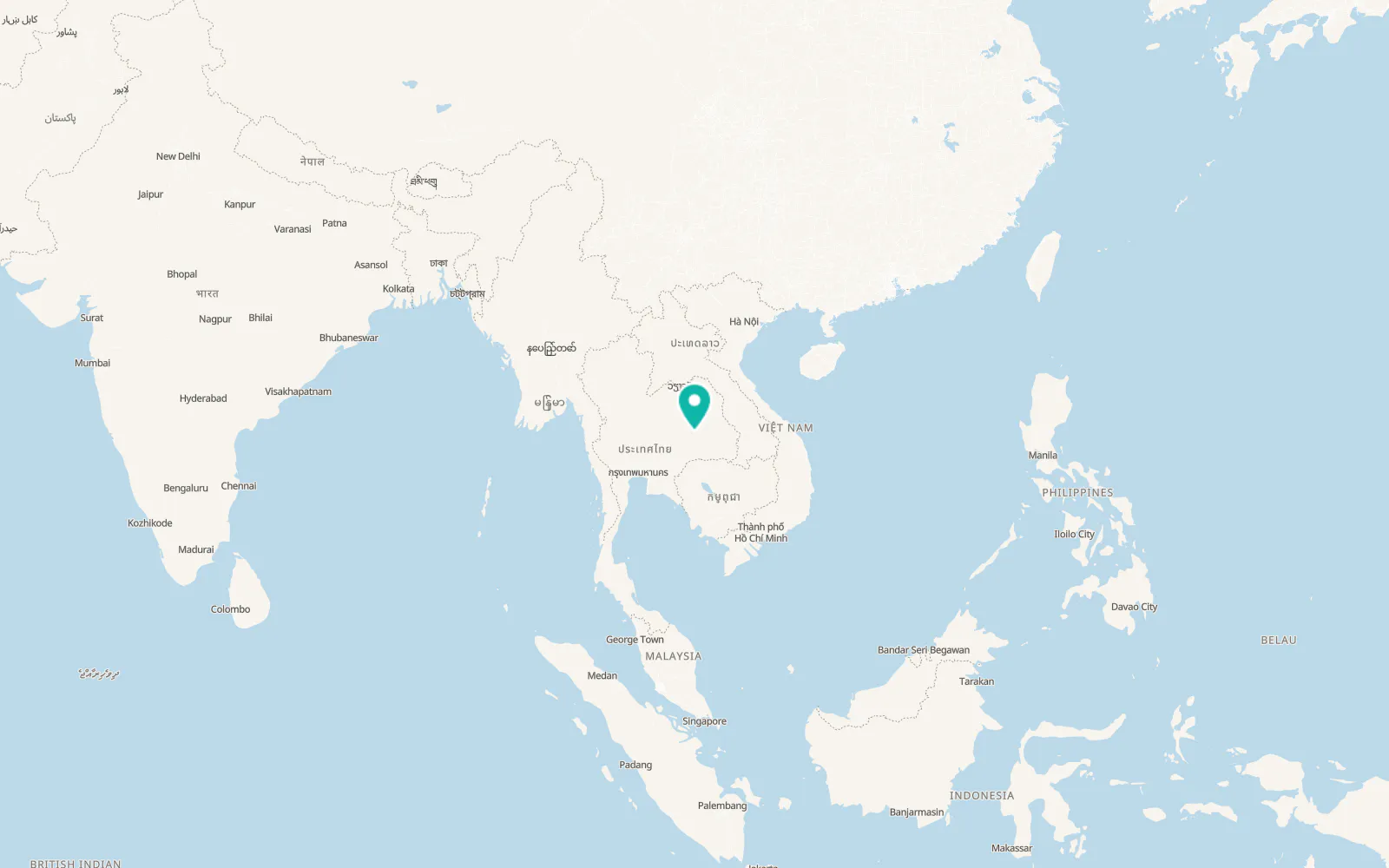 Map of Pathum Rat