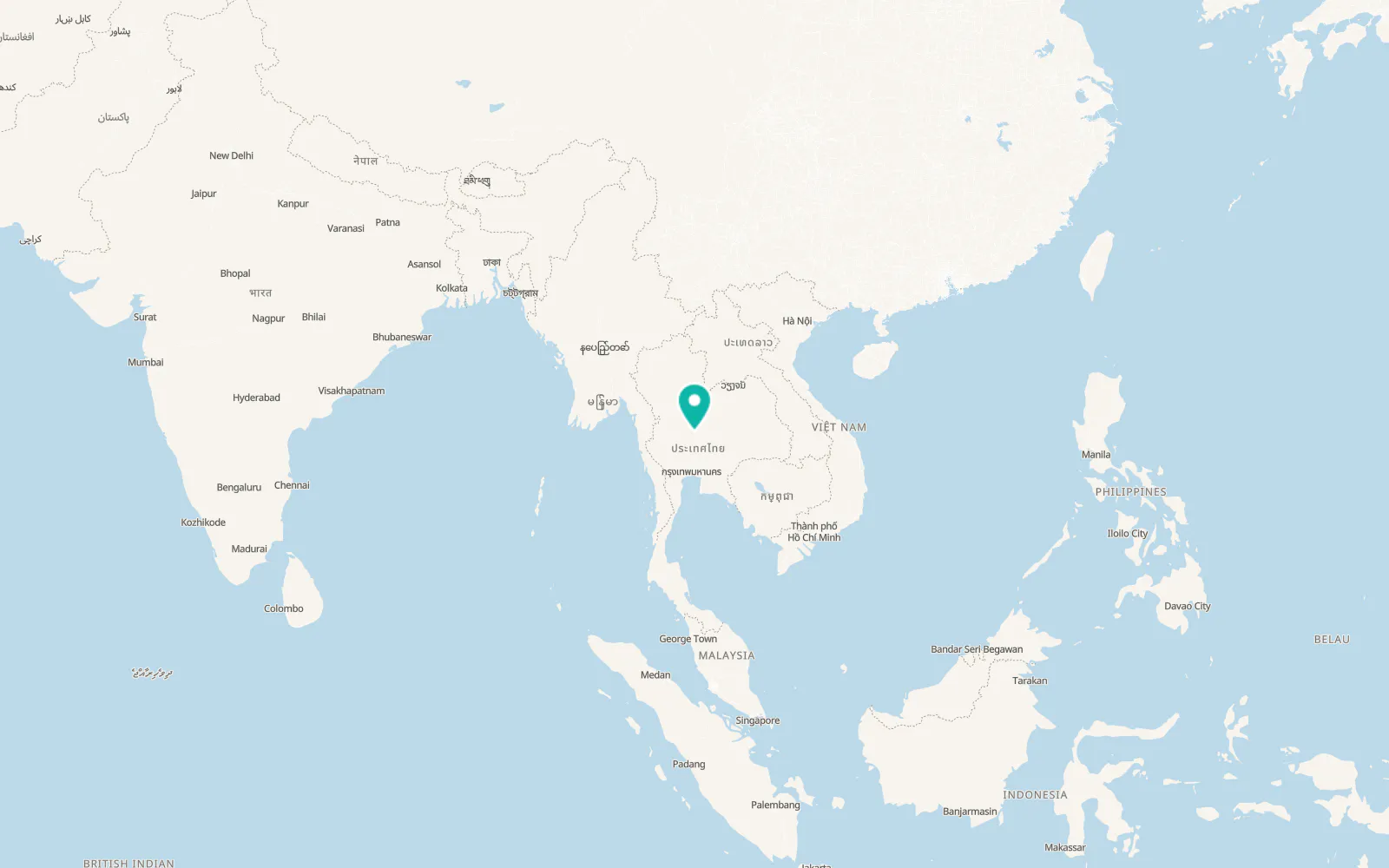 Map of Phai Sali