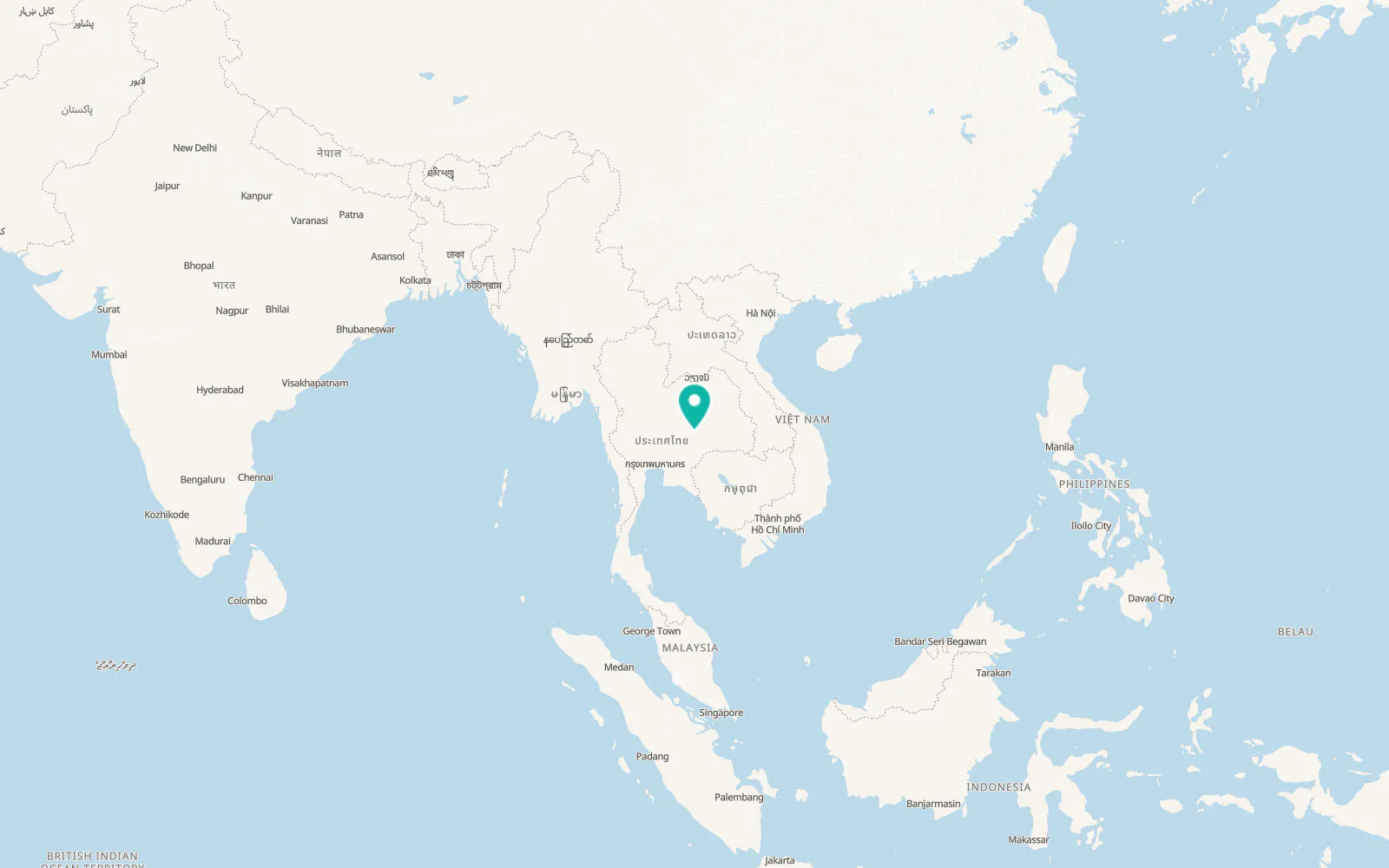 Map of Phimai