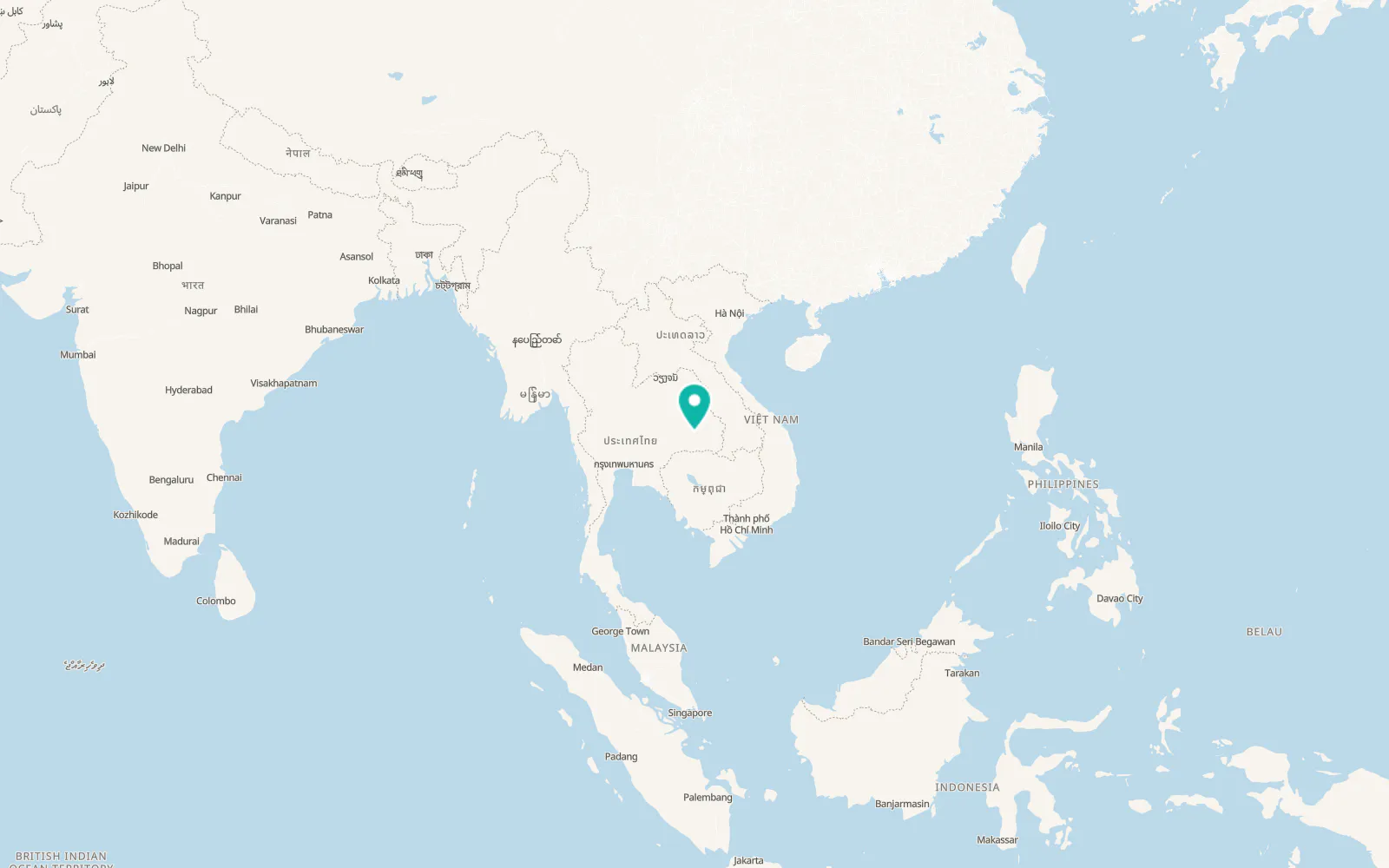Map of Pho Si Suwan