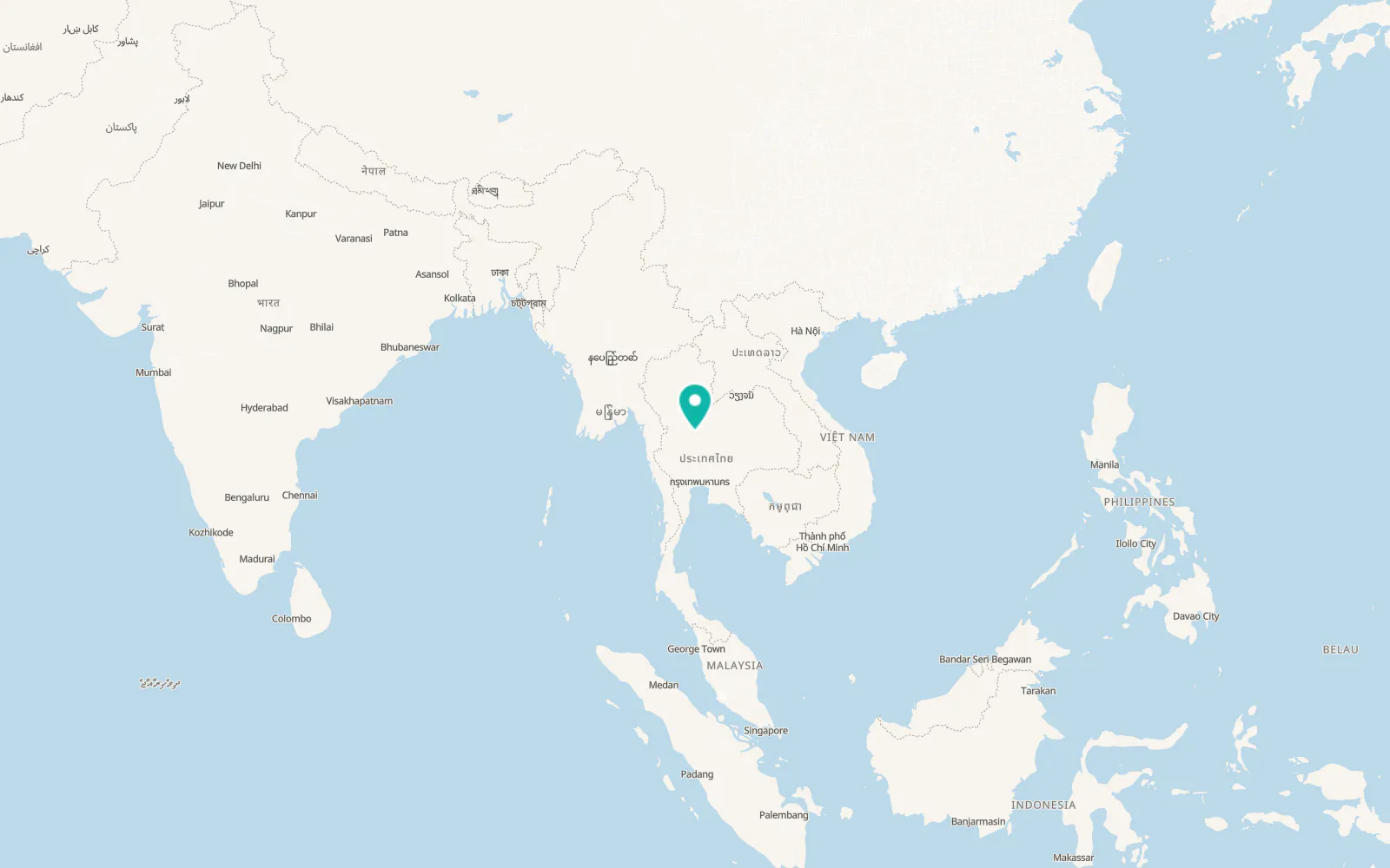 Map of Pho Thale