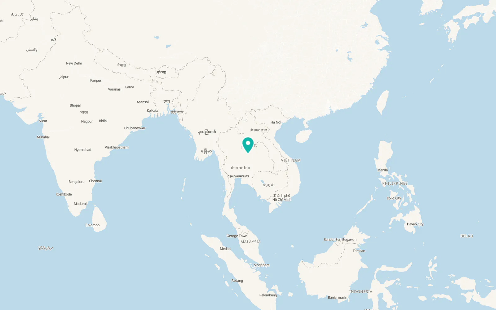 Map of Phu Pha Man