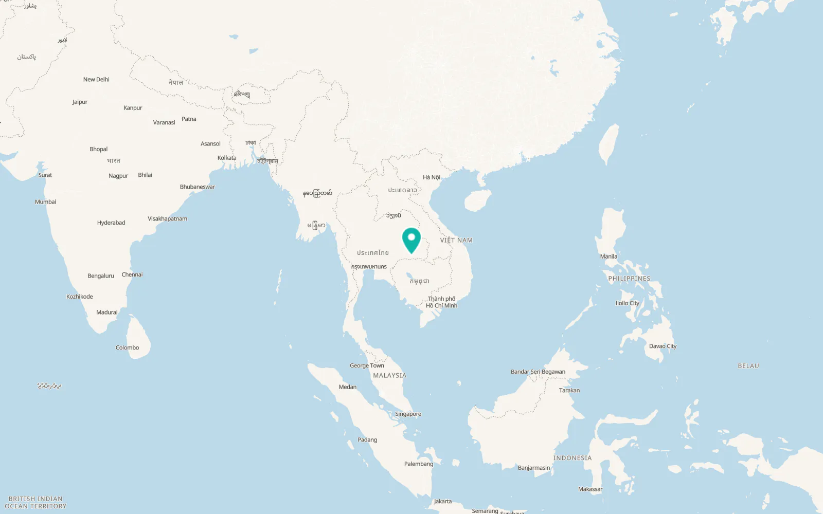 Map of Phu Sing
