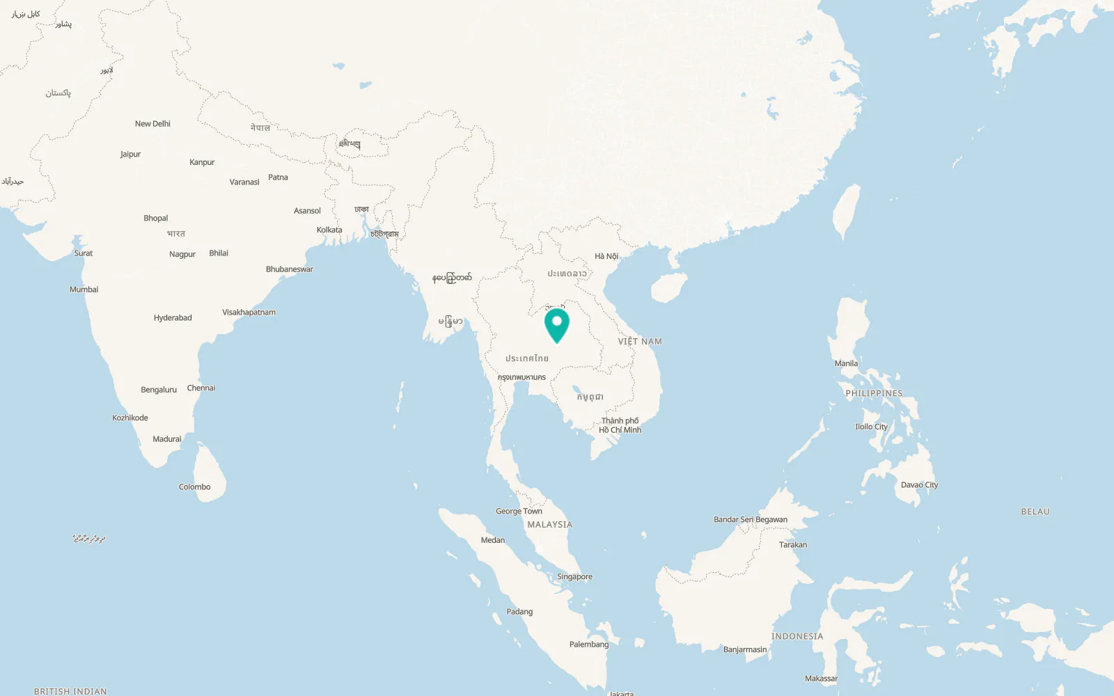 Map of Prathai