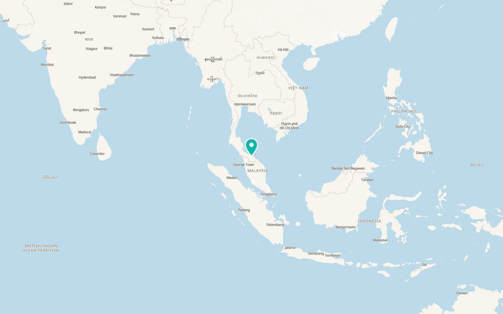 Map of Raman