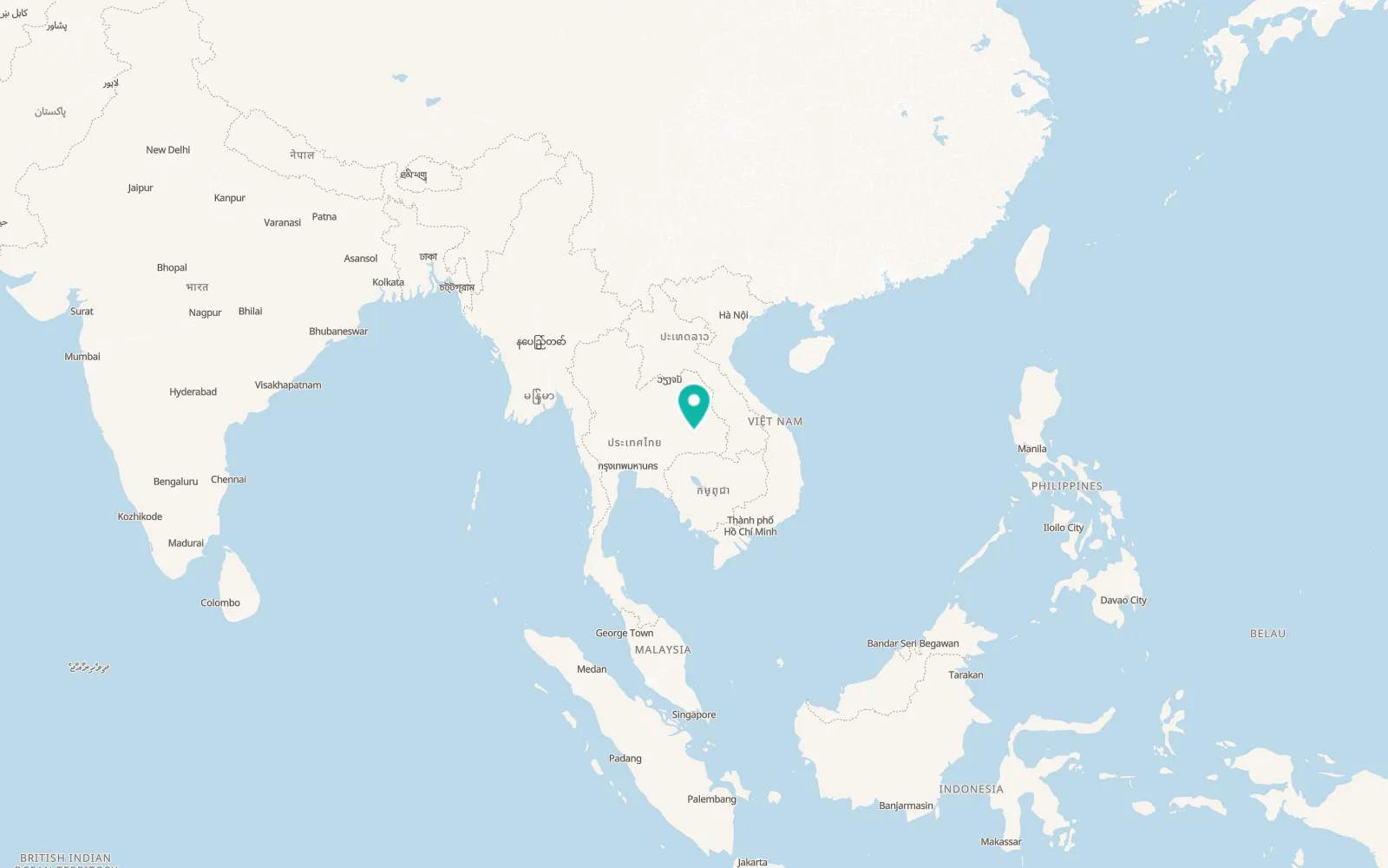 Map of Rattanaburi