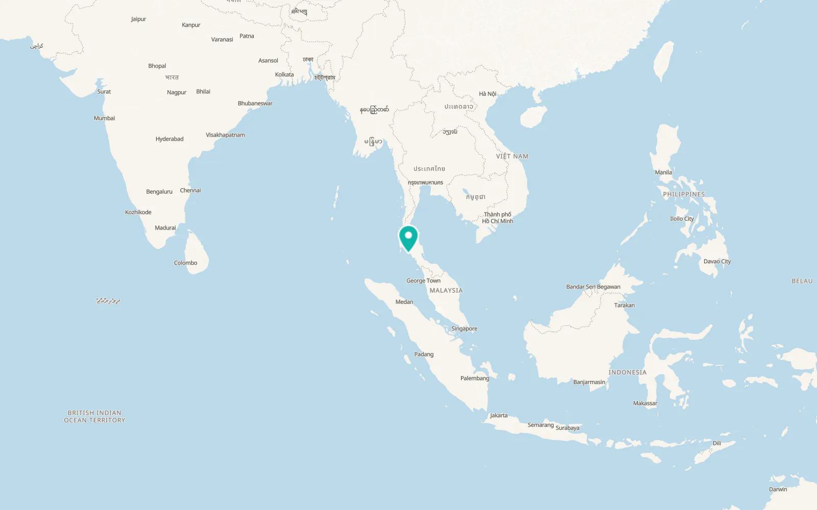 Map of Saladan