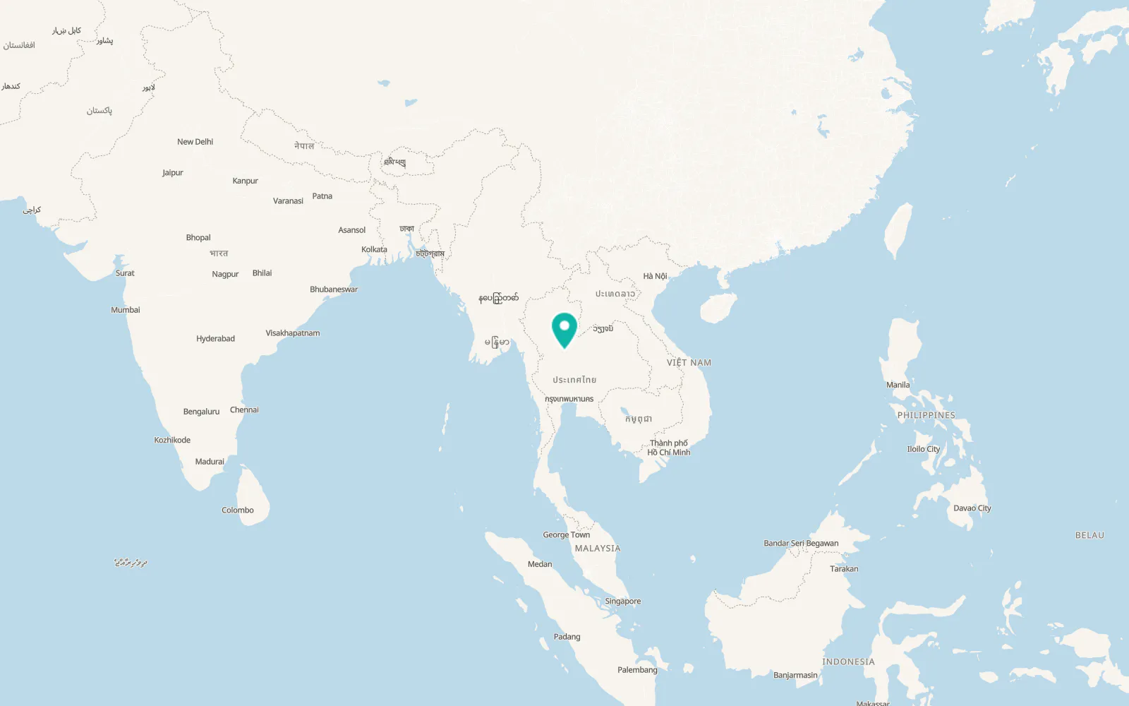Map of Sam Ngam