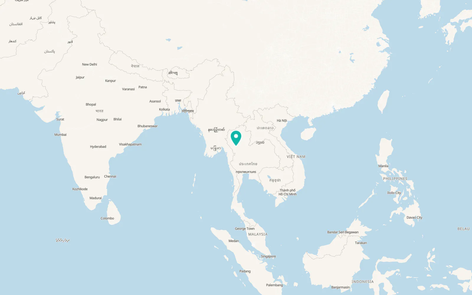 Map of Sam Ngao