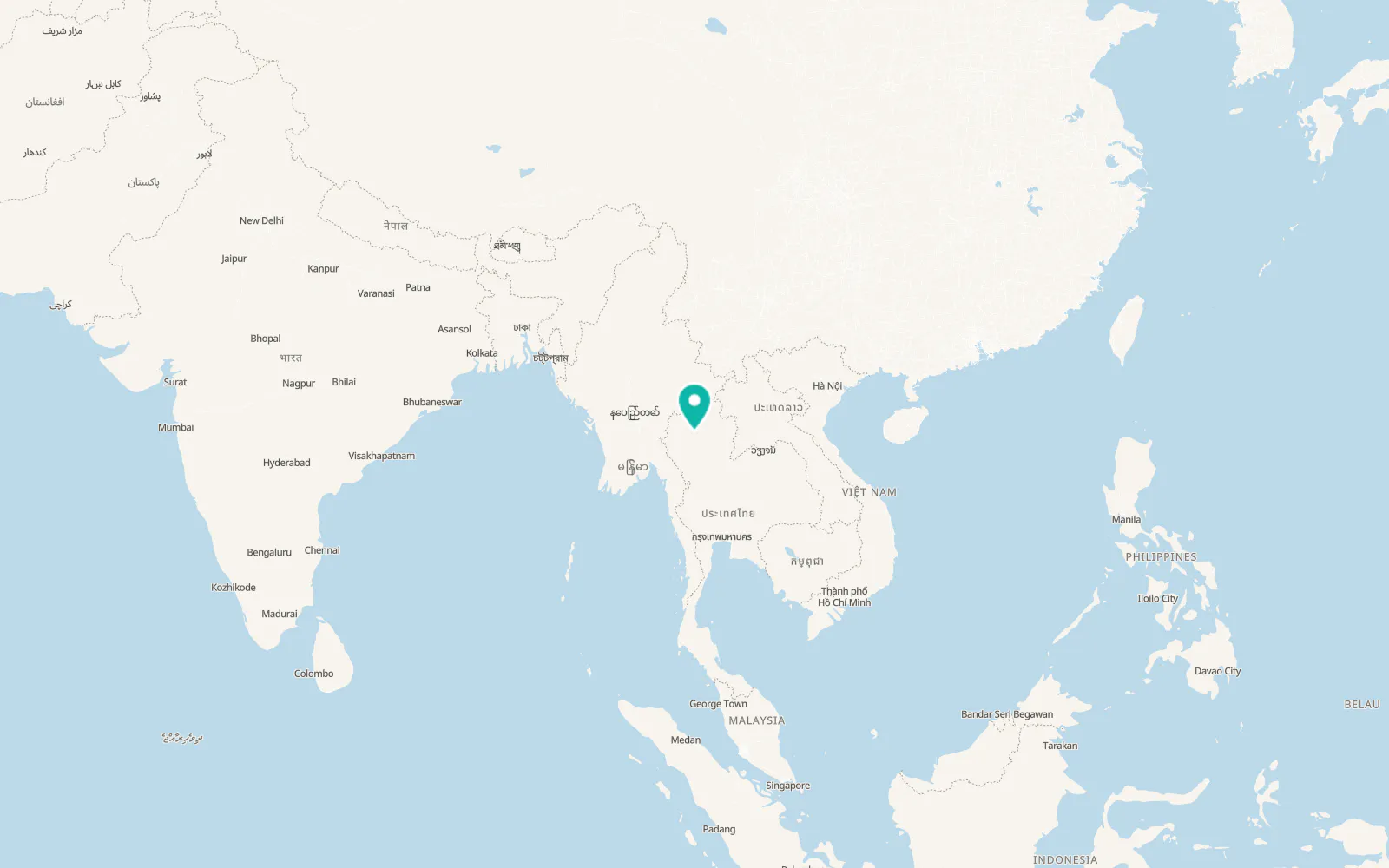 Map of San Kamphaeng