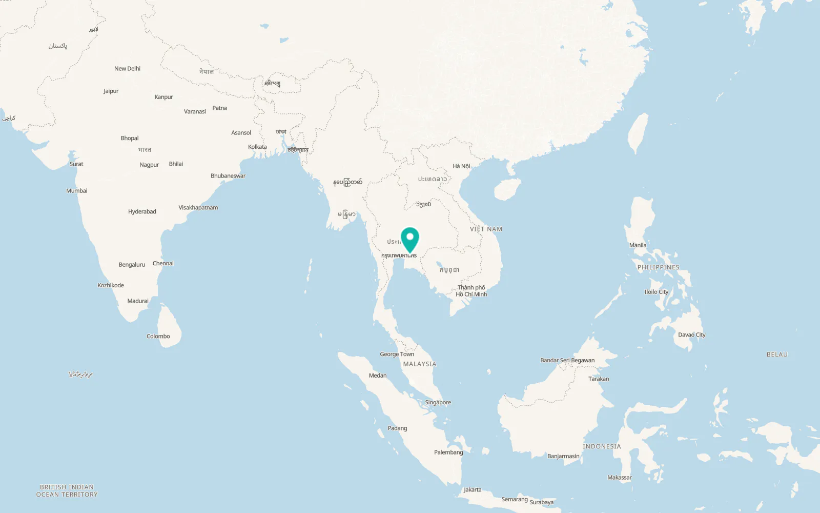 Map of Sanam Chai Khet