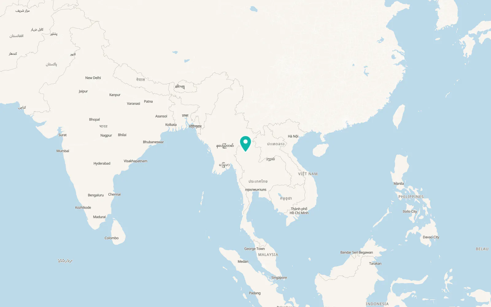 Map of Saraphi