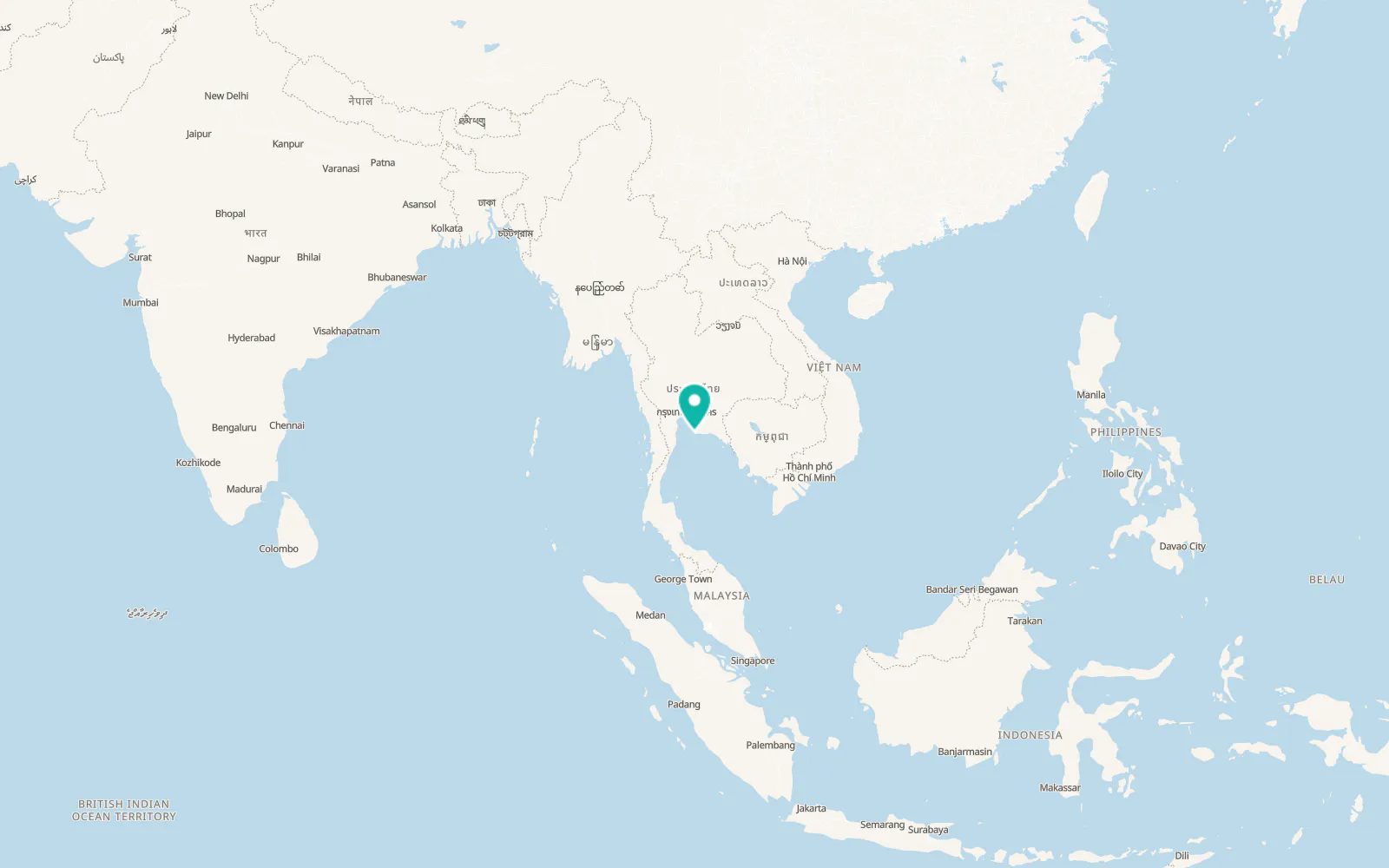 Map of Sattahip