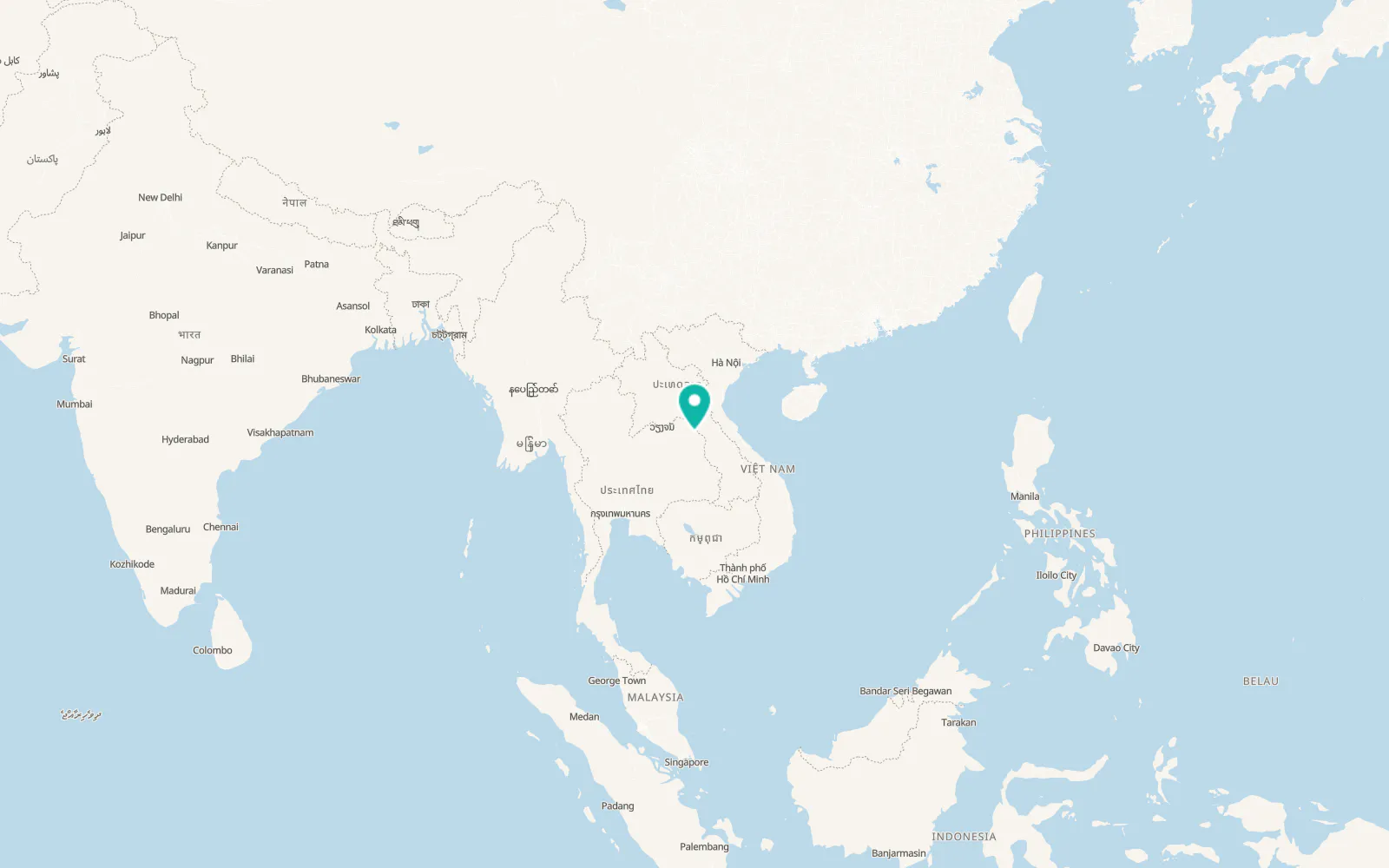 Map of Si Songkhram