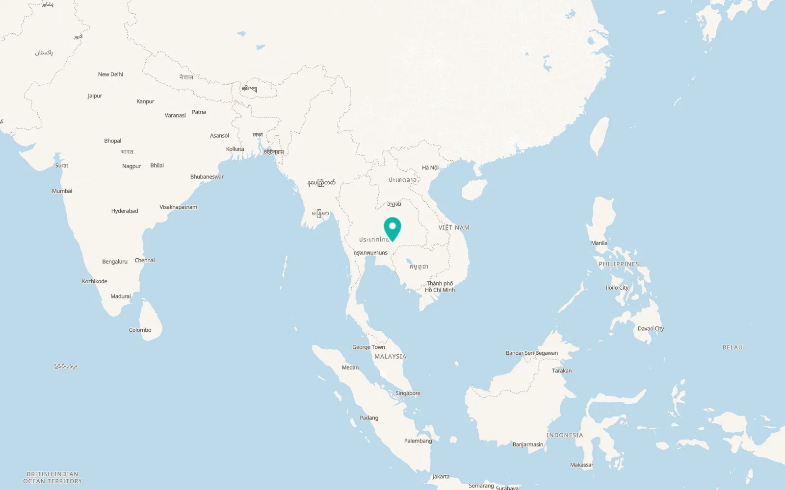 Map of Soeng Sang