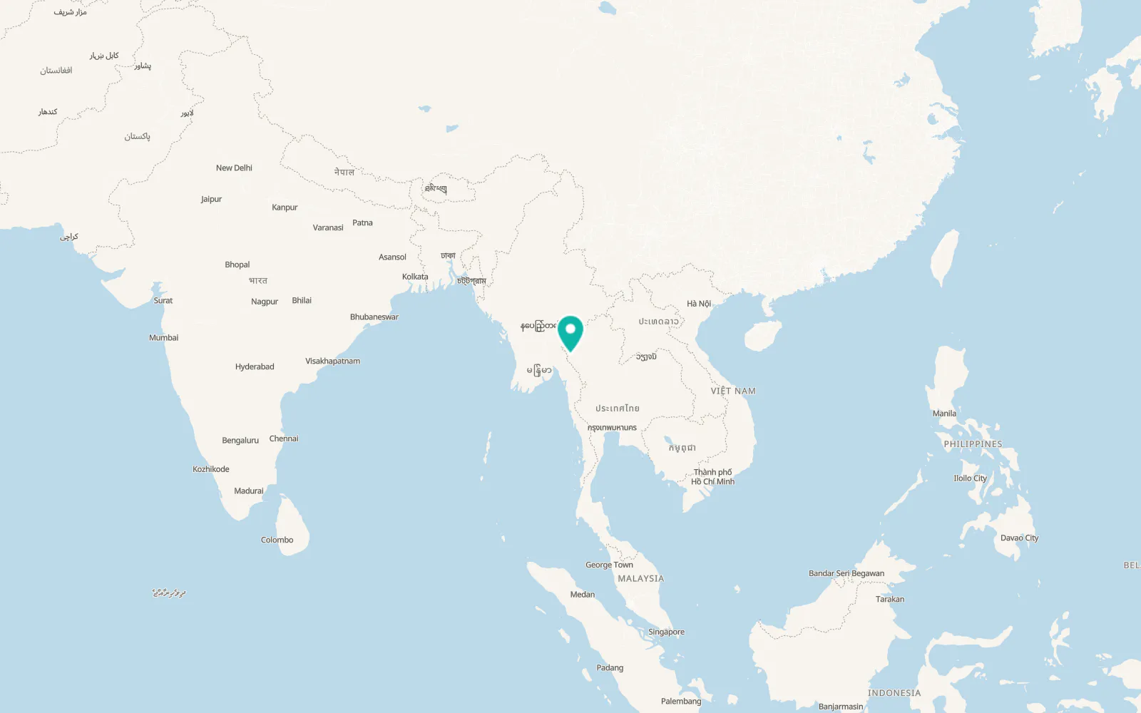 Map of Sop Moei