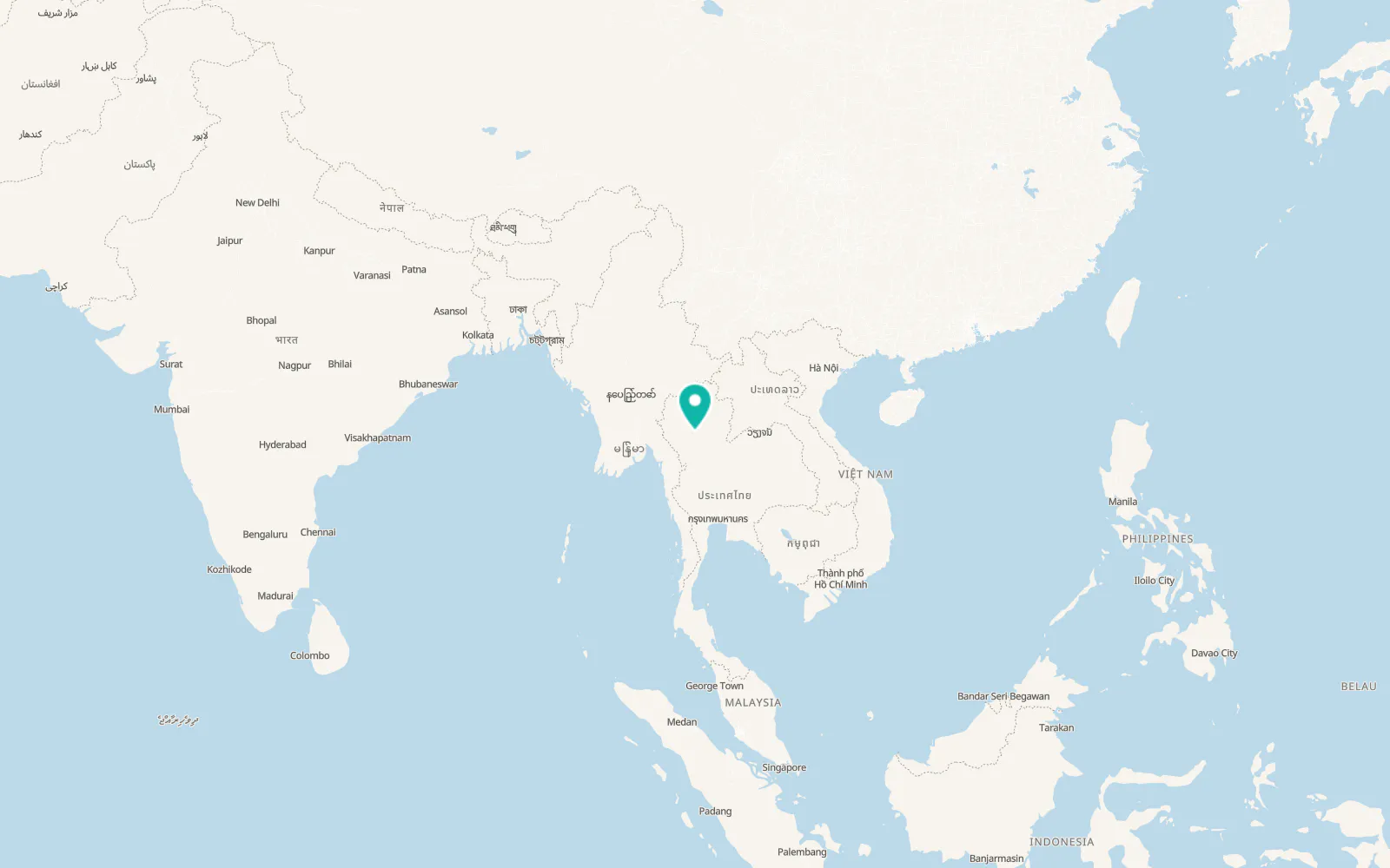 Map of Sop Prap