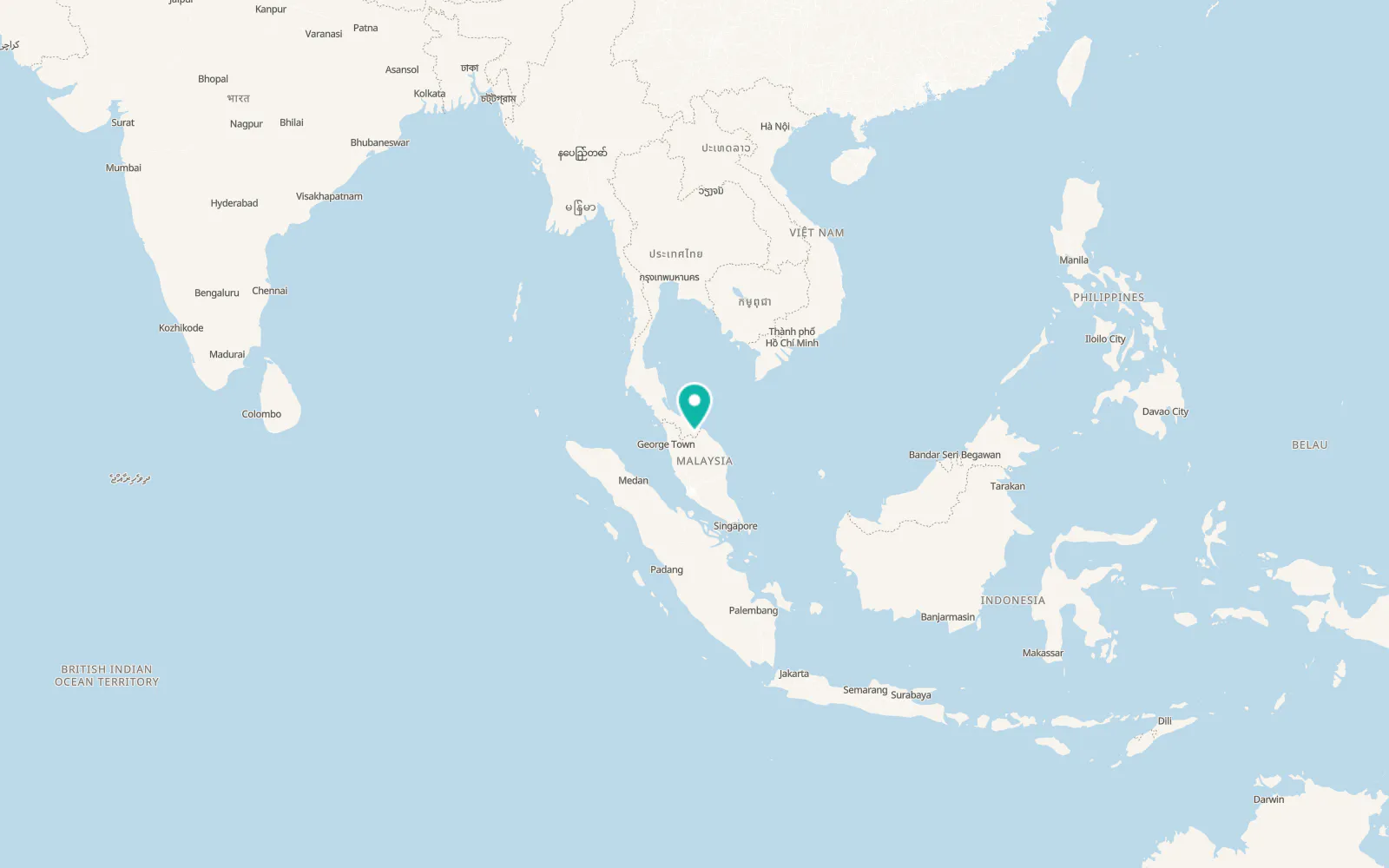 Map of Sukhirin