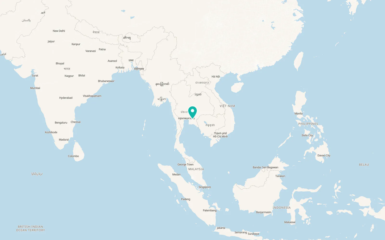 Map of Tha Takiap