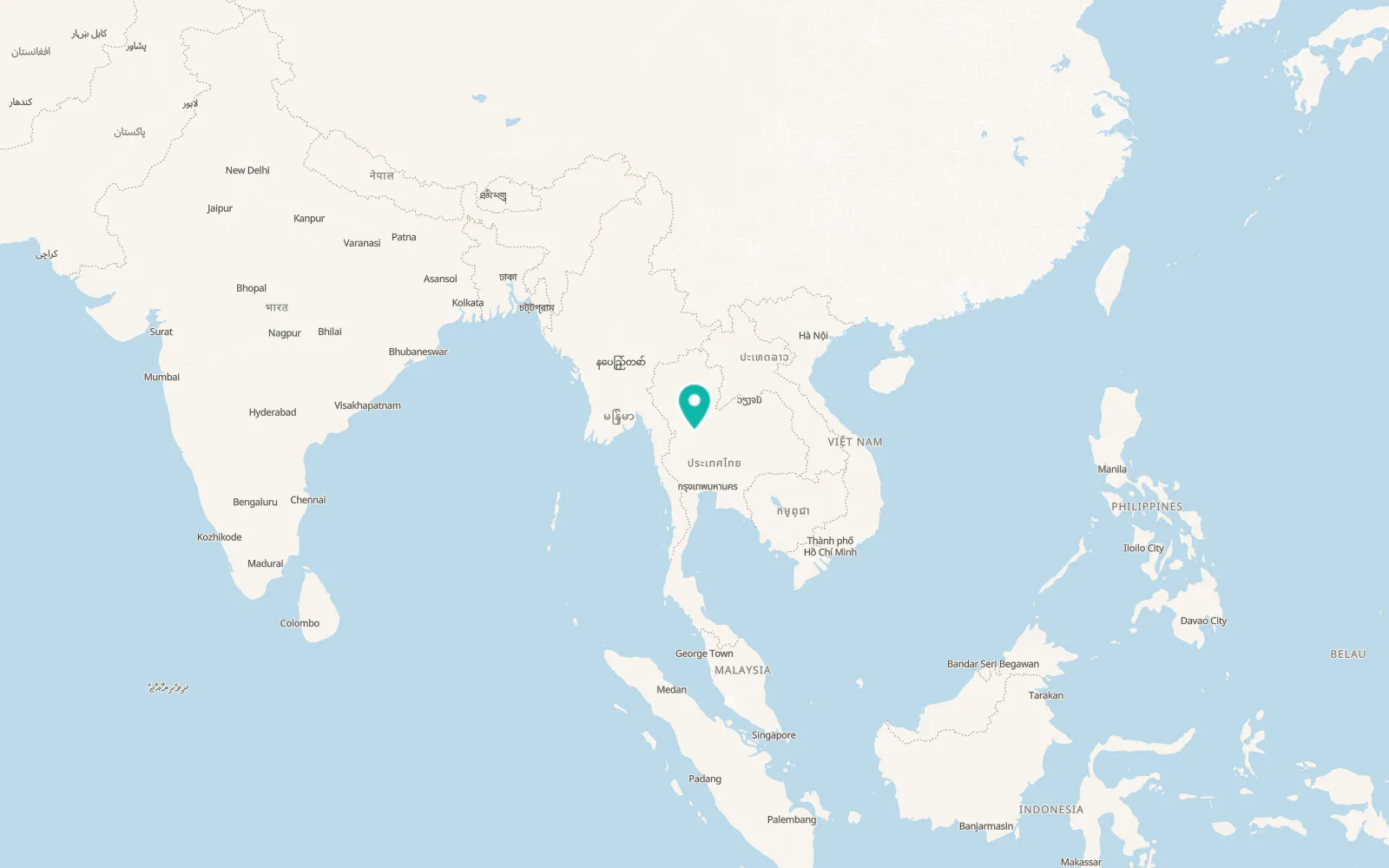 Map of Thung Sai