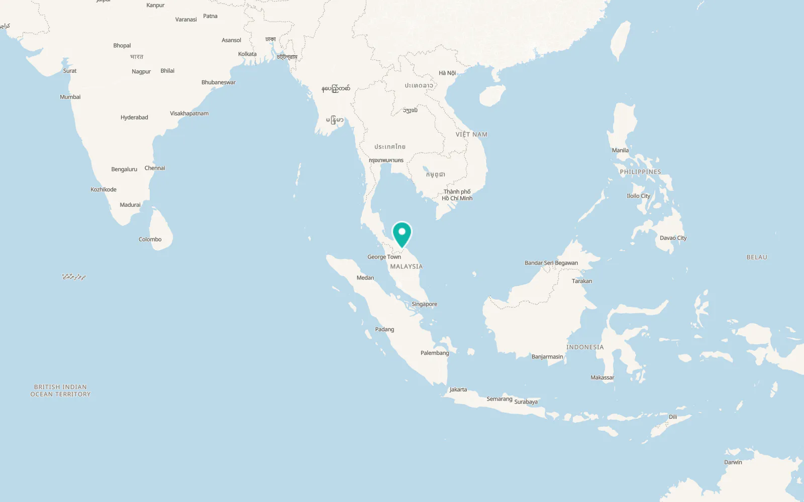 Map of Waeng