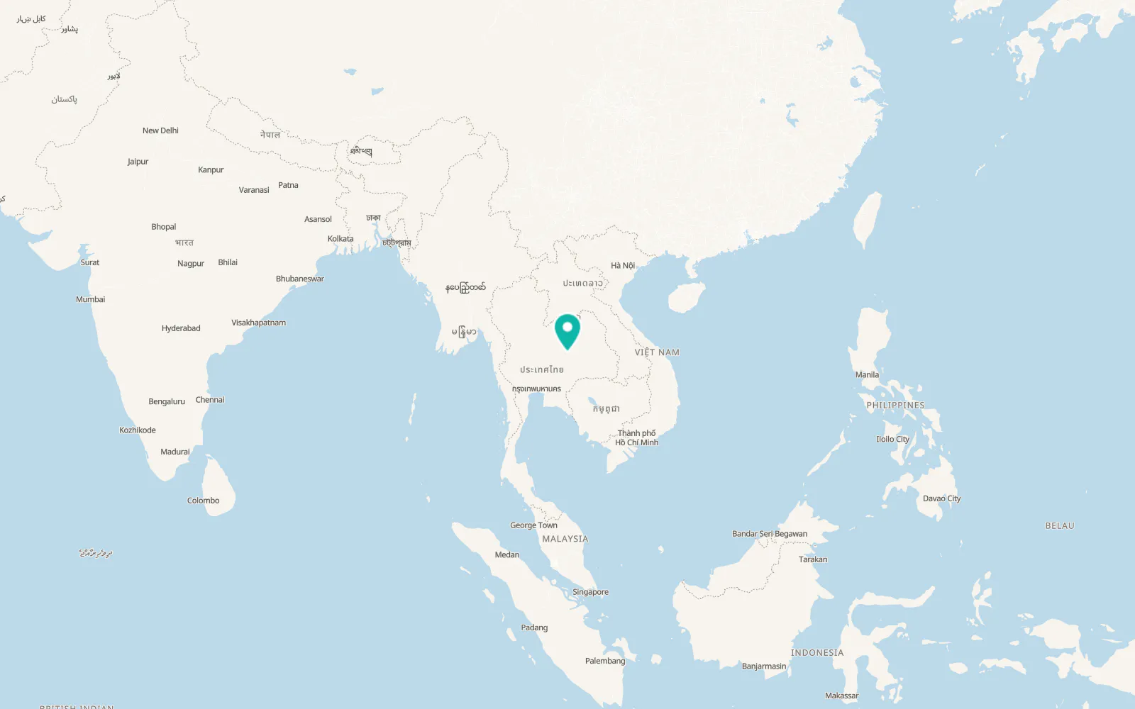 Map of Waeng Noi