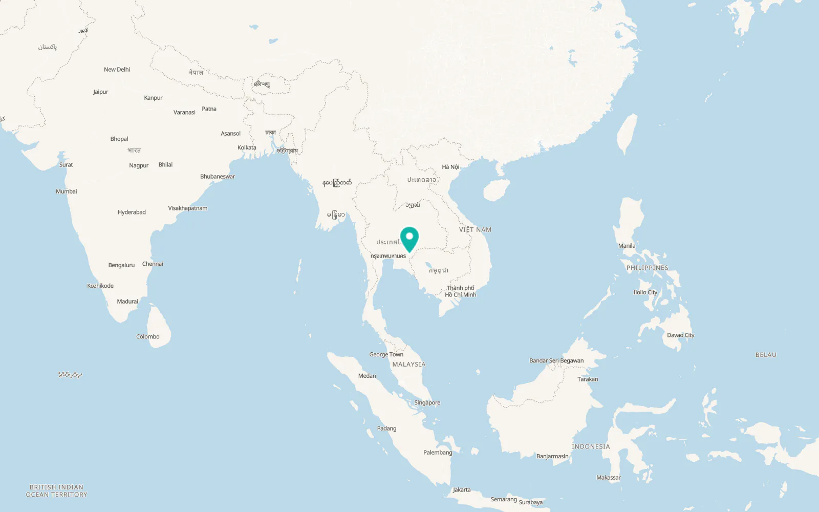 Map of Watthana Nakhon