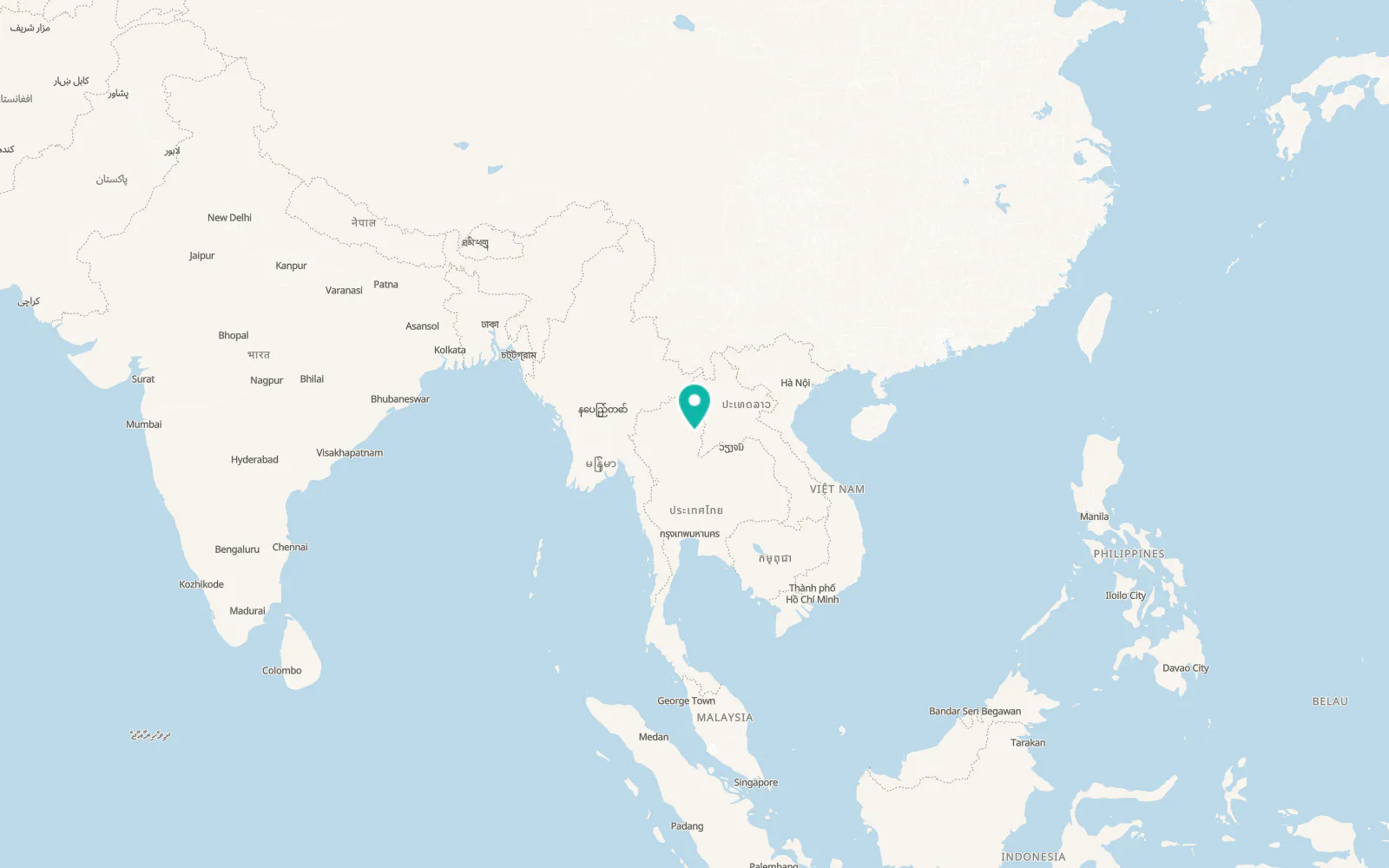 Map of Wiang Sa
